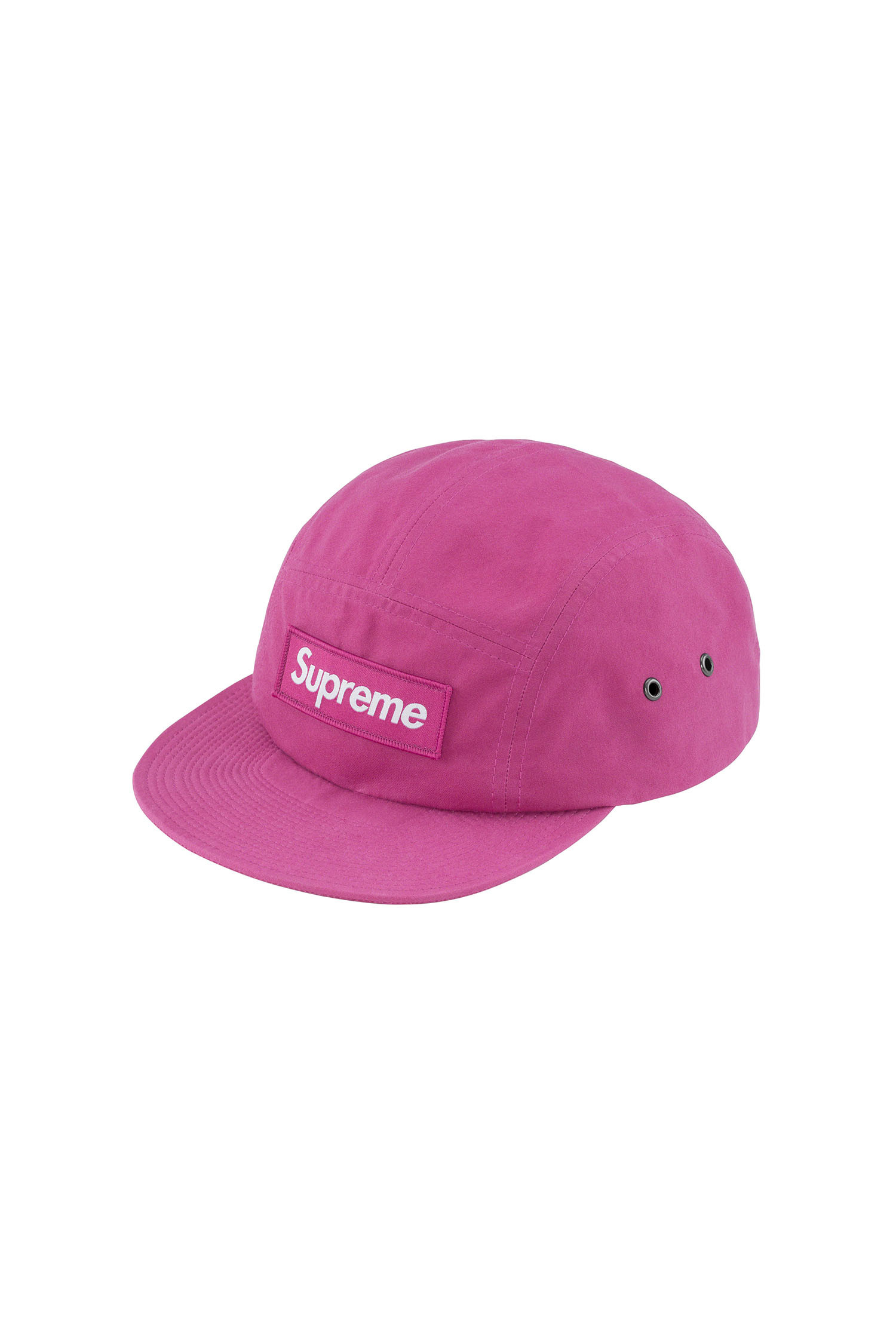 SUPREME] Waxed Cotton Camp Cap - Magenta_SUPREME