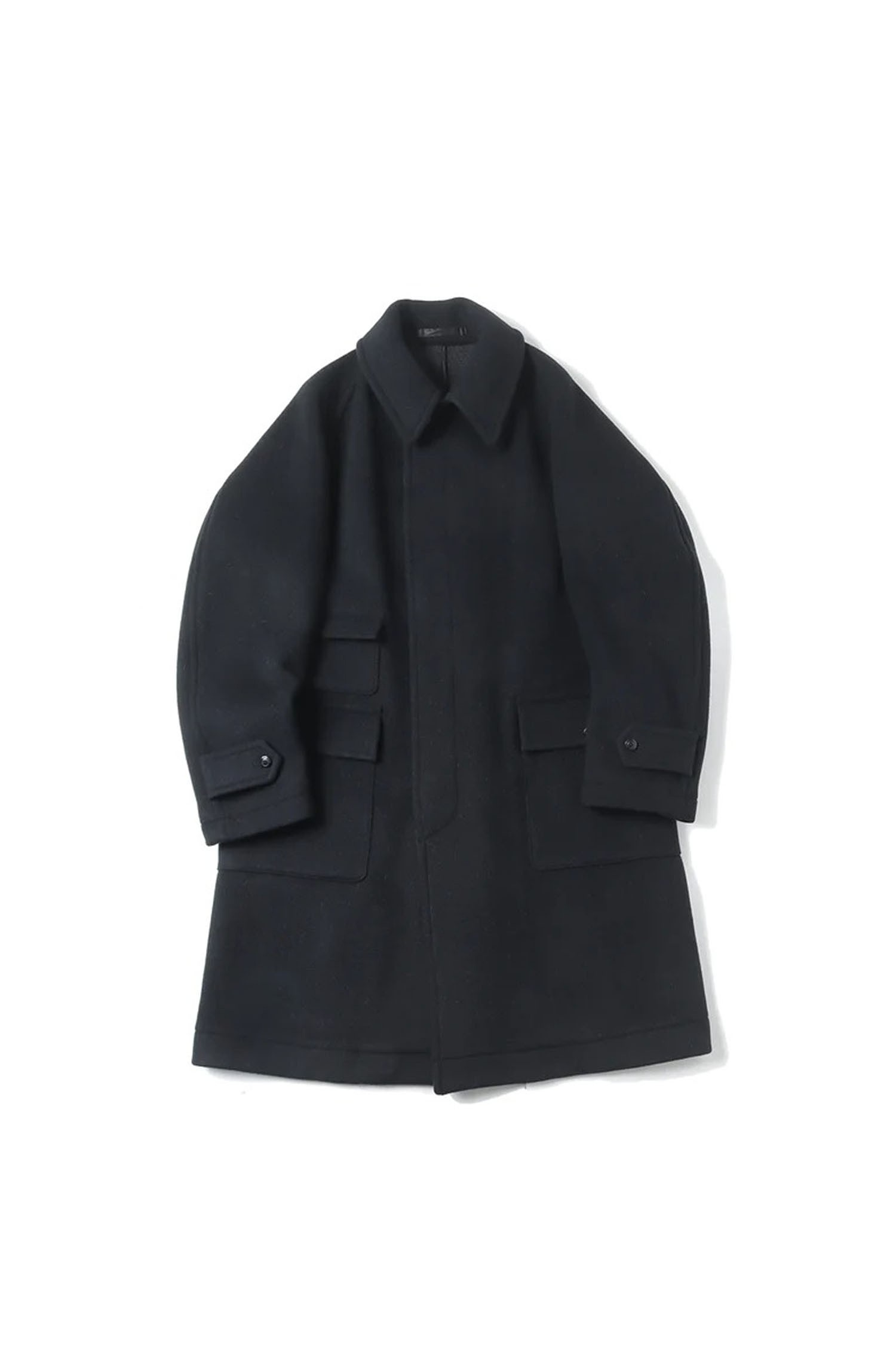 KAPTAIN SUNSHINE) Traveller Coat(KS23FCO02) - Black_KAPTAIN 