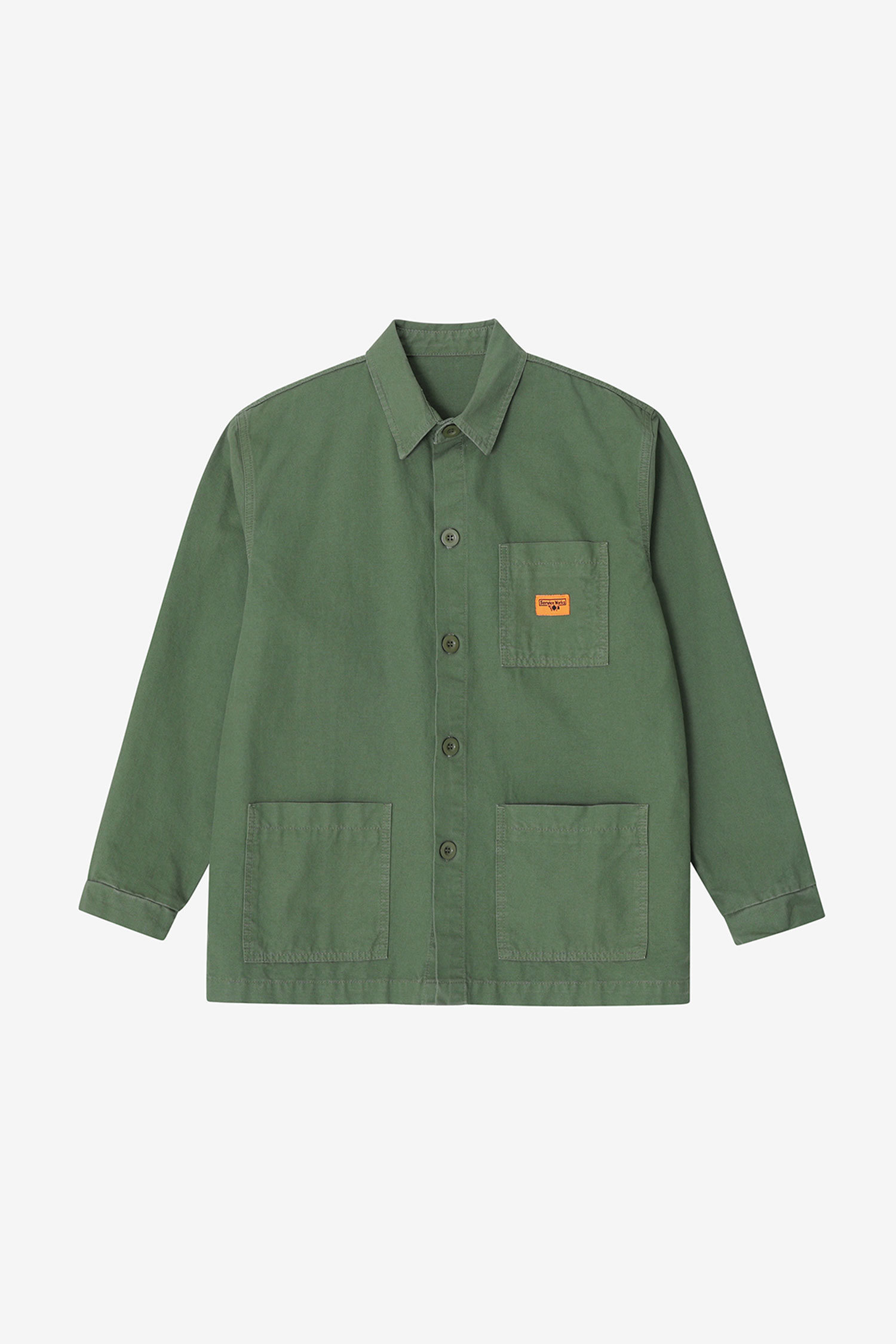 Service Works - 셔츠형자켓 - [Service Works] Canvas Coverall Jacket - Olive