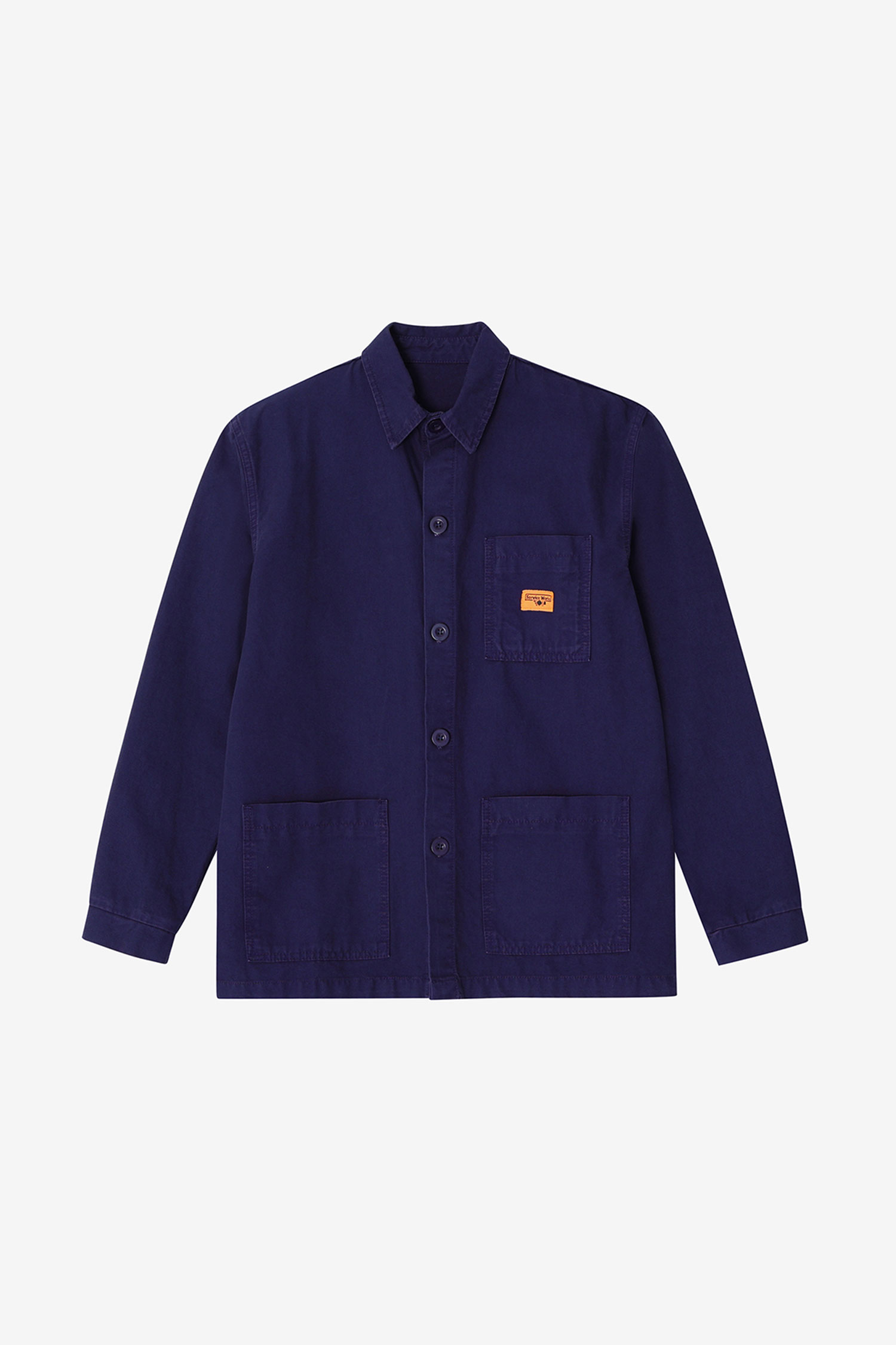 Service Works - 셔츠형자켓 - [Service Works] Canvas Coverall Jacket - Navy