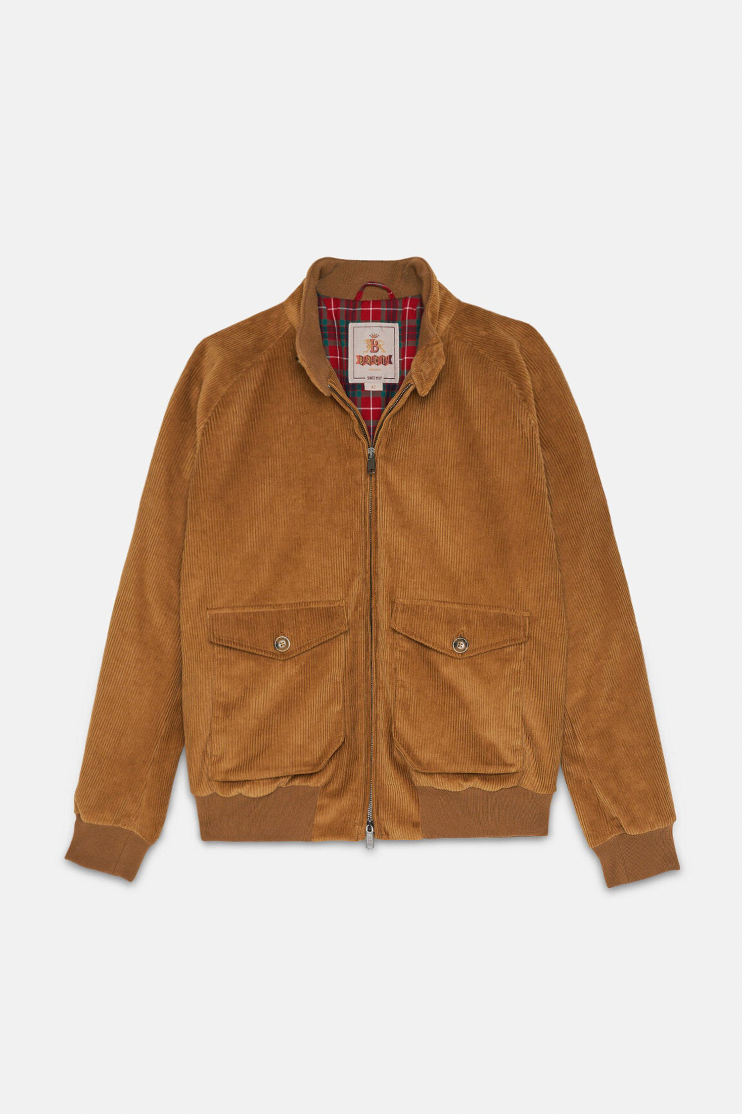 BARACUTA - 블루종/점퍼 - [BARACUTA] G9 CORD G9 AF POCKET JACKET - OCHRE