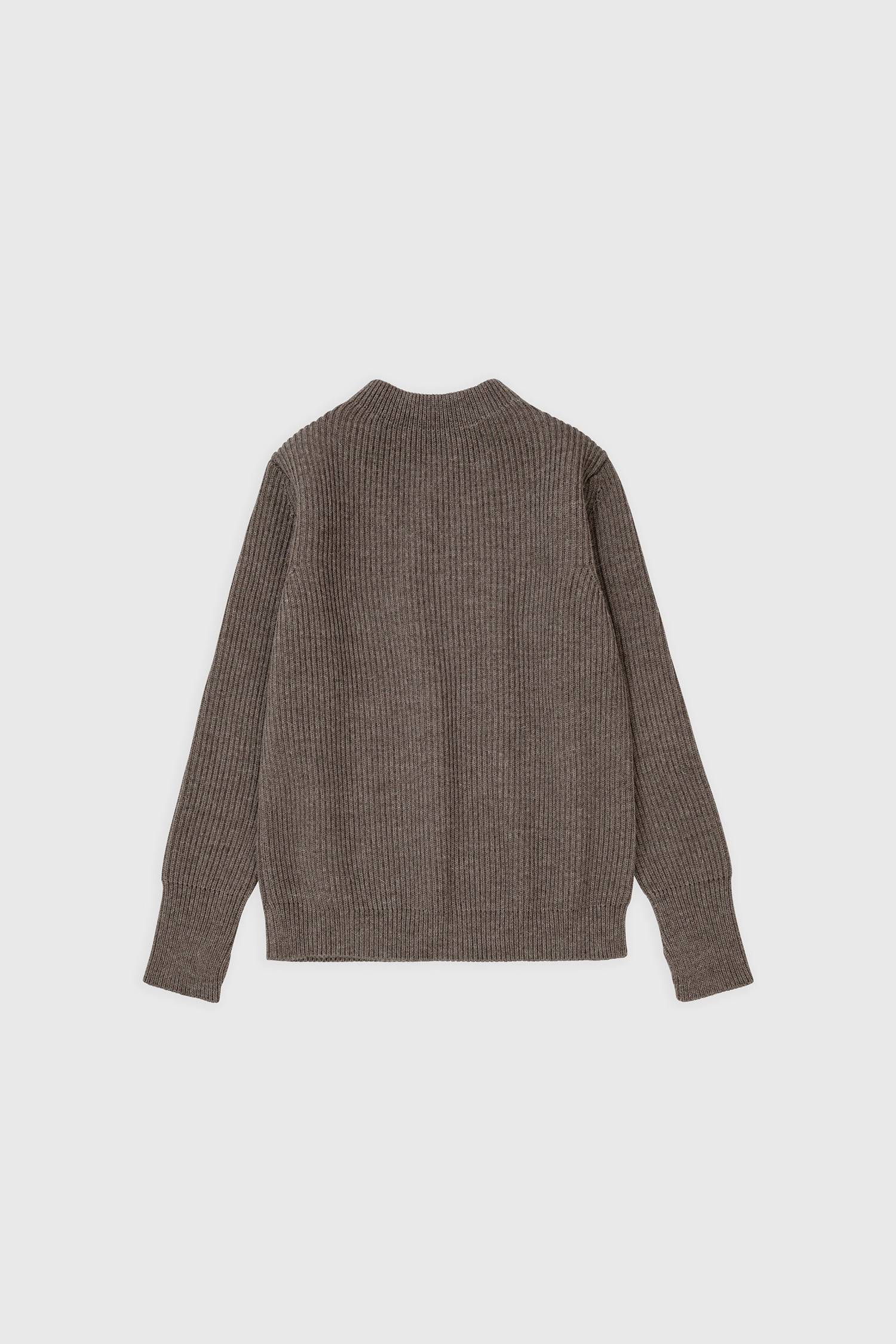 ANDERSEN-ANDERSEN - 스웨터 - [ANDERSEN-ANDERSEN] NAVY CREWNECK - NATURAL TAUPE BEIGE