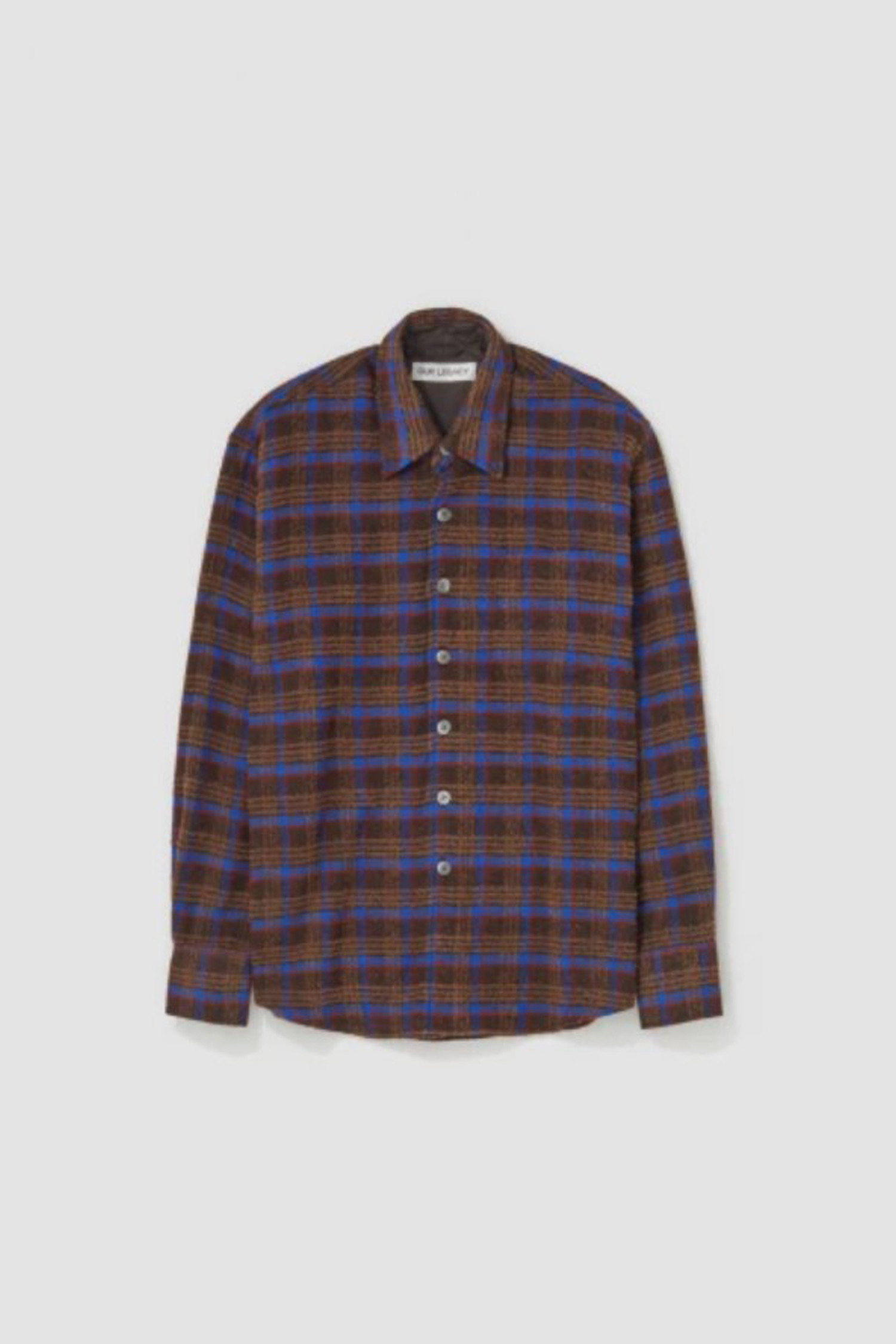 OUR LEGACY - 긴팔셔츠 - [OUR LEGACY] ABOVE SHIRT - BROWN PANKOW CHECK