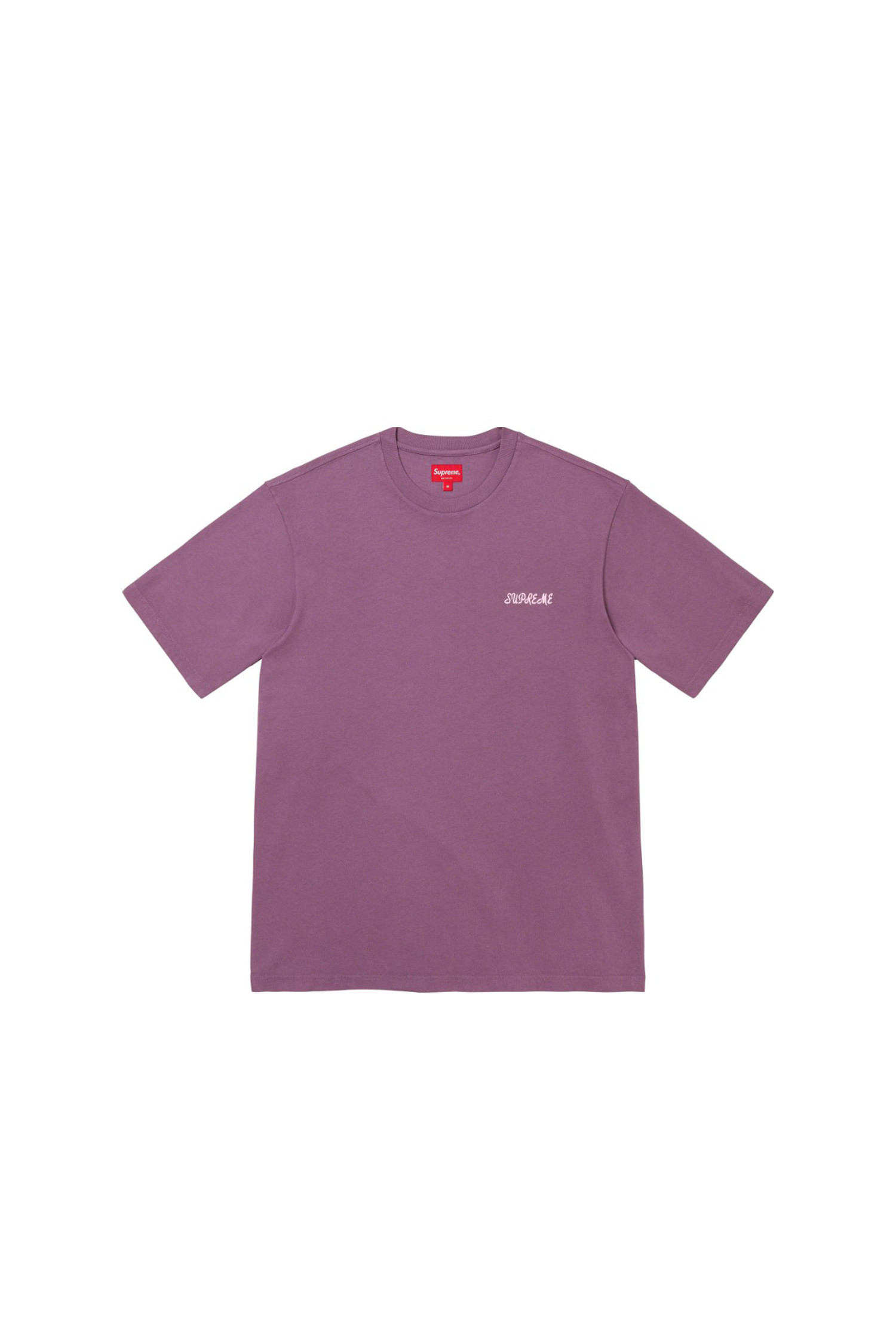 SUPREME - 반팔티셔츠 - [SUPREME] Washed Script S/S Top - PURPLE