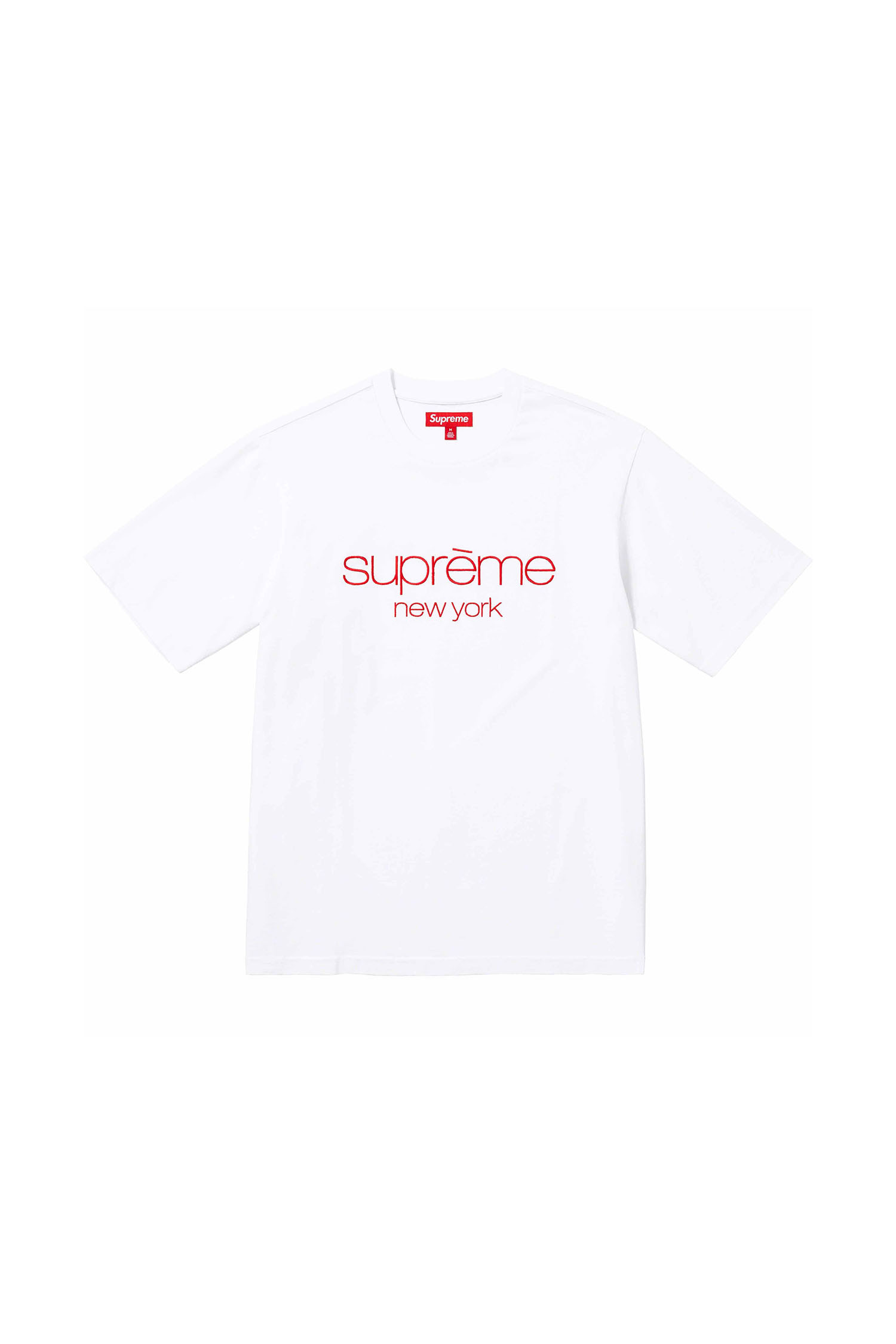 SUPREME - 반팔티셔츠 - [SUPREME] CLASSIC LOGO S/S TOP - WHITE