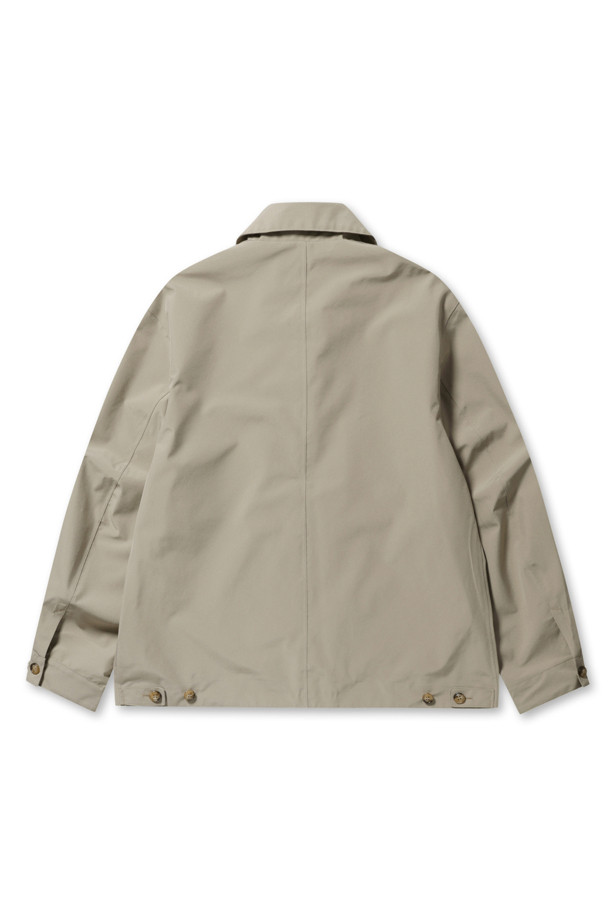 DANTON - 블루종/점퍼 - [DANTON] MEN'S 3LAYER CLOTH ZIP UP JACKET DT-A0292 TLY BEIGE