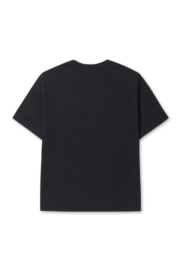 DANTON - 반팔티셔츠 - [DANTON] SHORT SLEEVE POCKET T-SHIRT DT-C0198 TBC BLACK