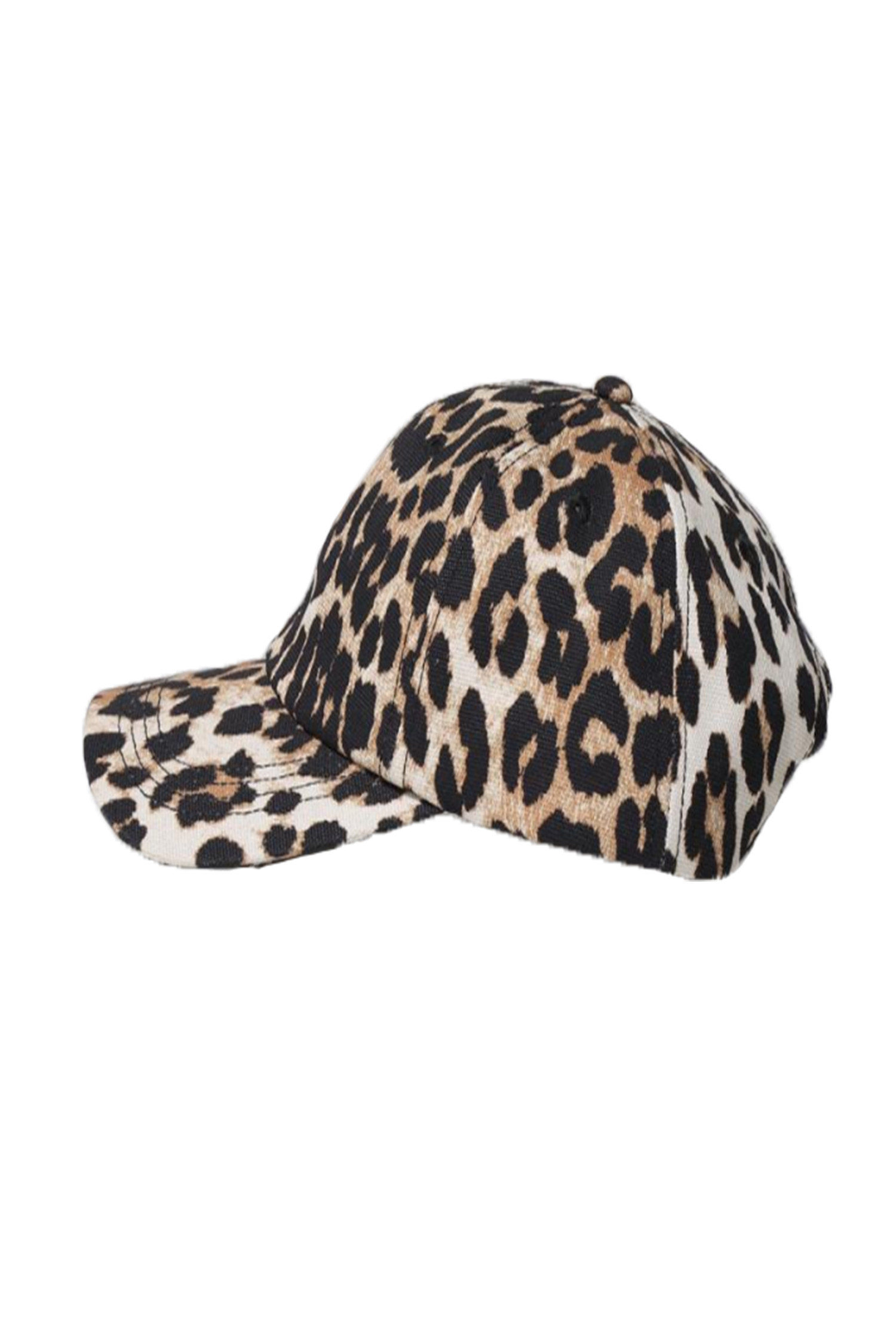 GANNI - 모자 - [GANNI] Cotton Canvas Cap A4259 Leopard 943