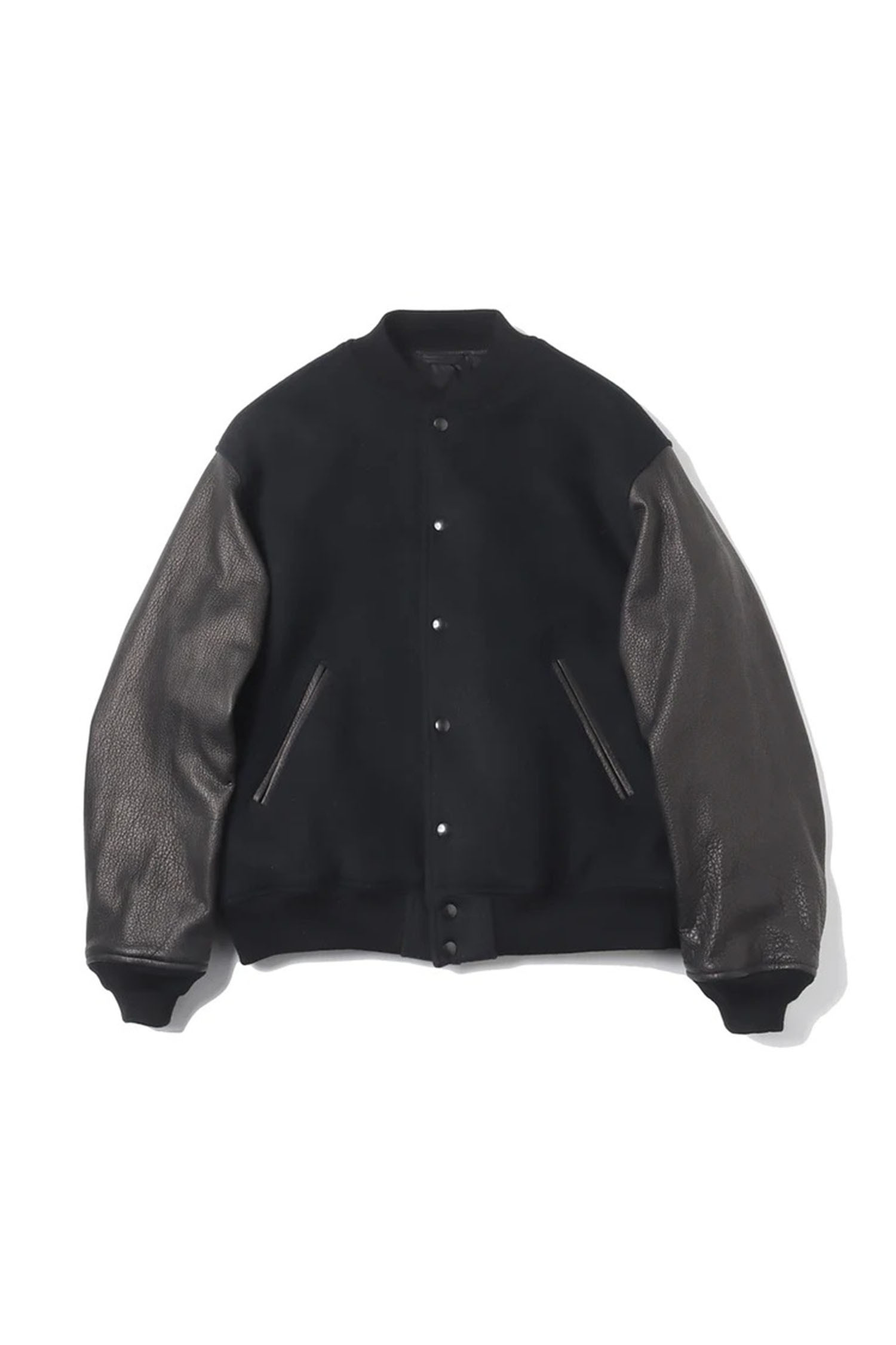 KAPTAIN SUNSHINE - 블루종/점퍼 - (KAPTAIN SUNSHINE) Award Jacket(KS23FJK02) - Black