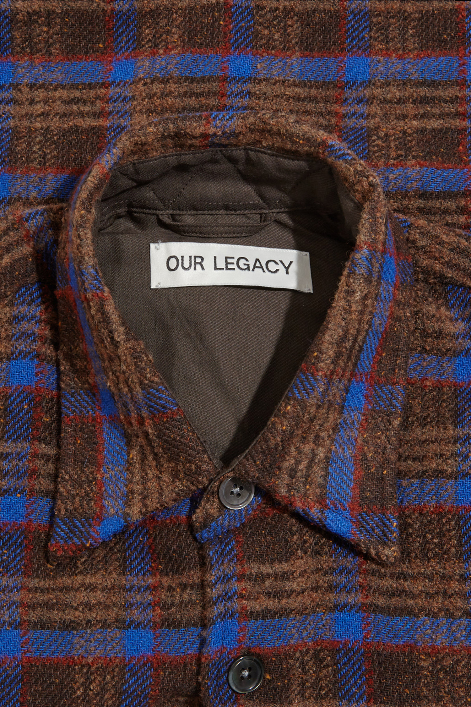 OUR LEGACY - 긴팔셔츠 - [OUR LEGACY] ABOVE SHIRT - BROWN PANKOW CHECK