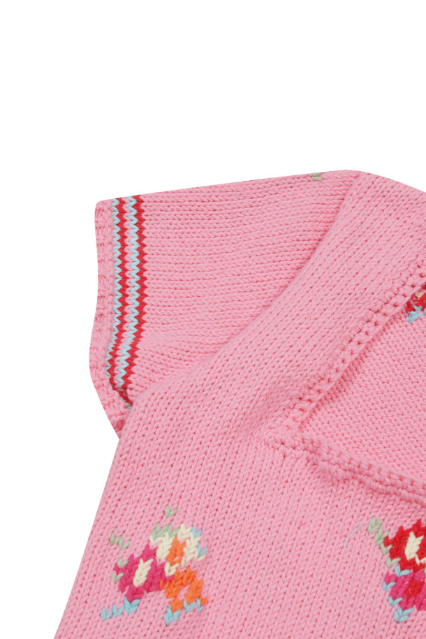 TACH - 스웨터 - [TACH] Makina-Knit Top - Pink