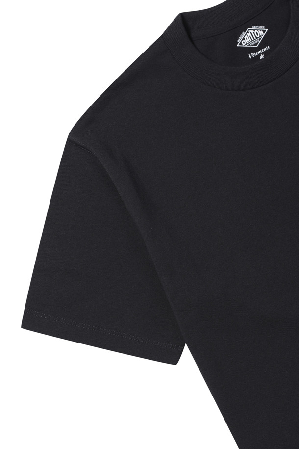 DANTON - 반팔티셔츠 - [DANTON] SHORT SLEEVE POCKET T-SHIRT DT-C0198 TBC BLACK