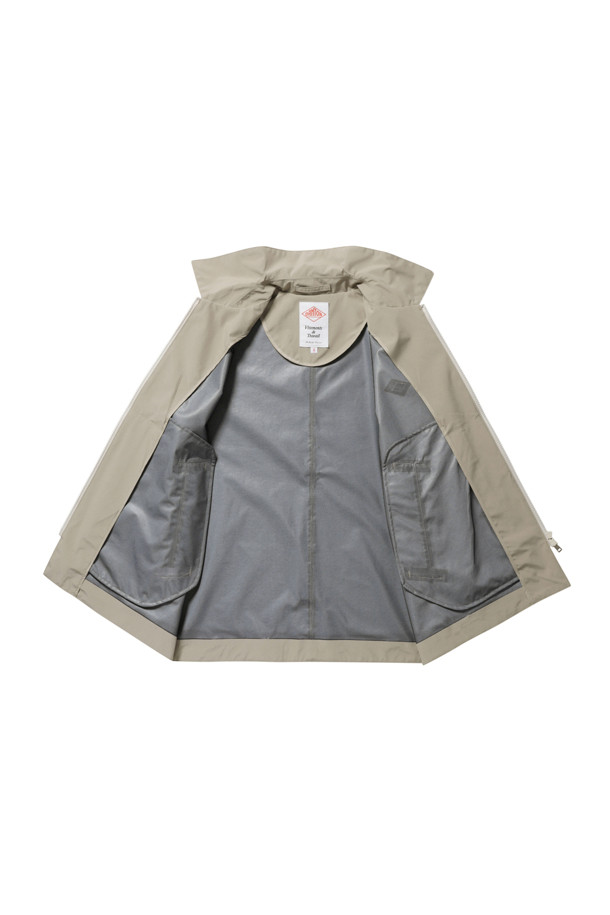 DANTON - 블루종/점퍼 - [DANTON] MEN'S 3LAYER CLOTH ZIP UP JACKET DT-A0292 TLY BEIGE