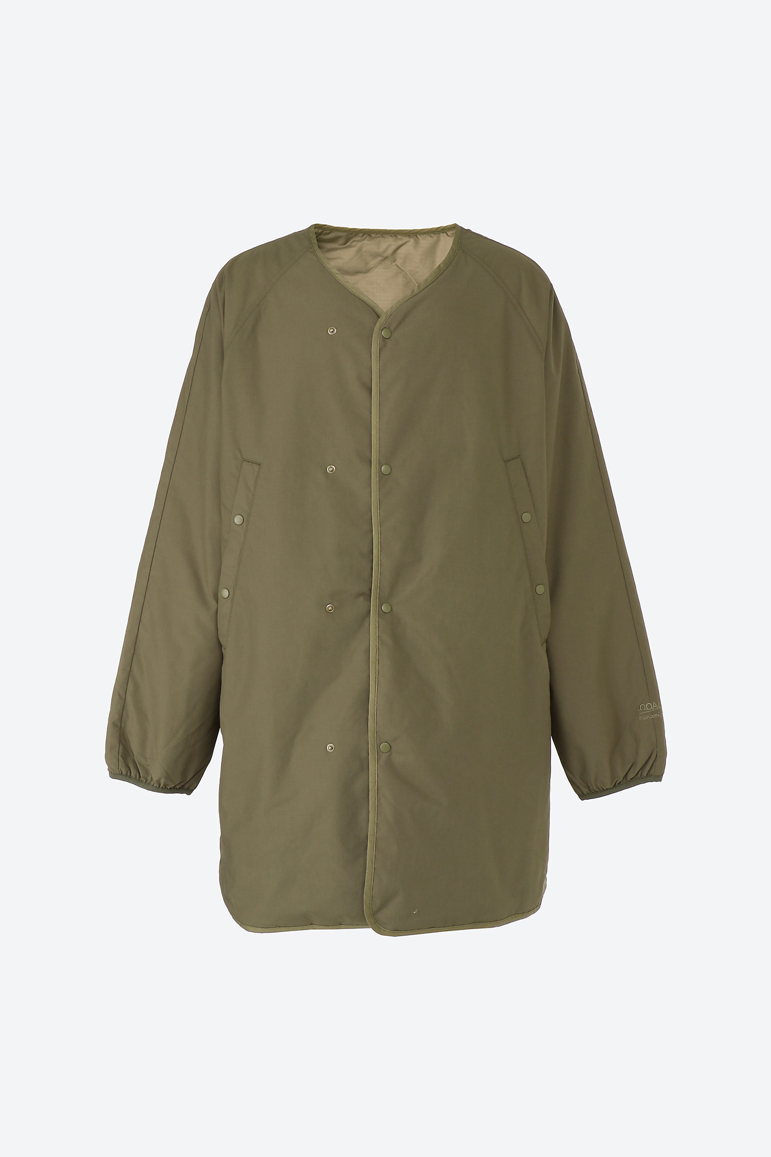 [NANAMICA] REVERSIBLE DOWN COAT - KHAKI BEIGE