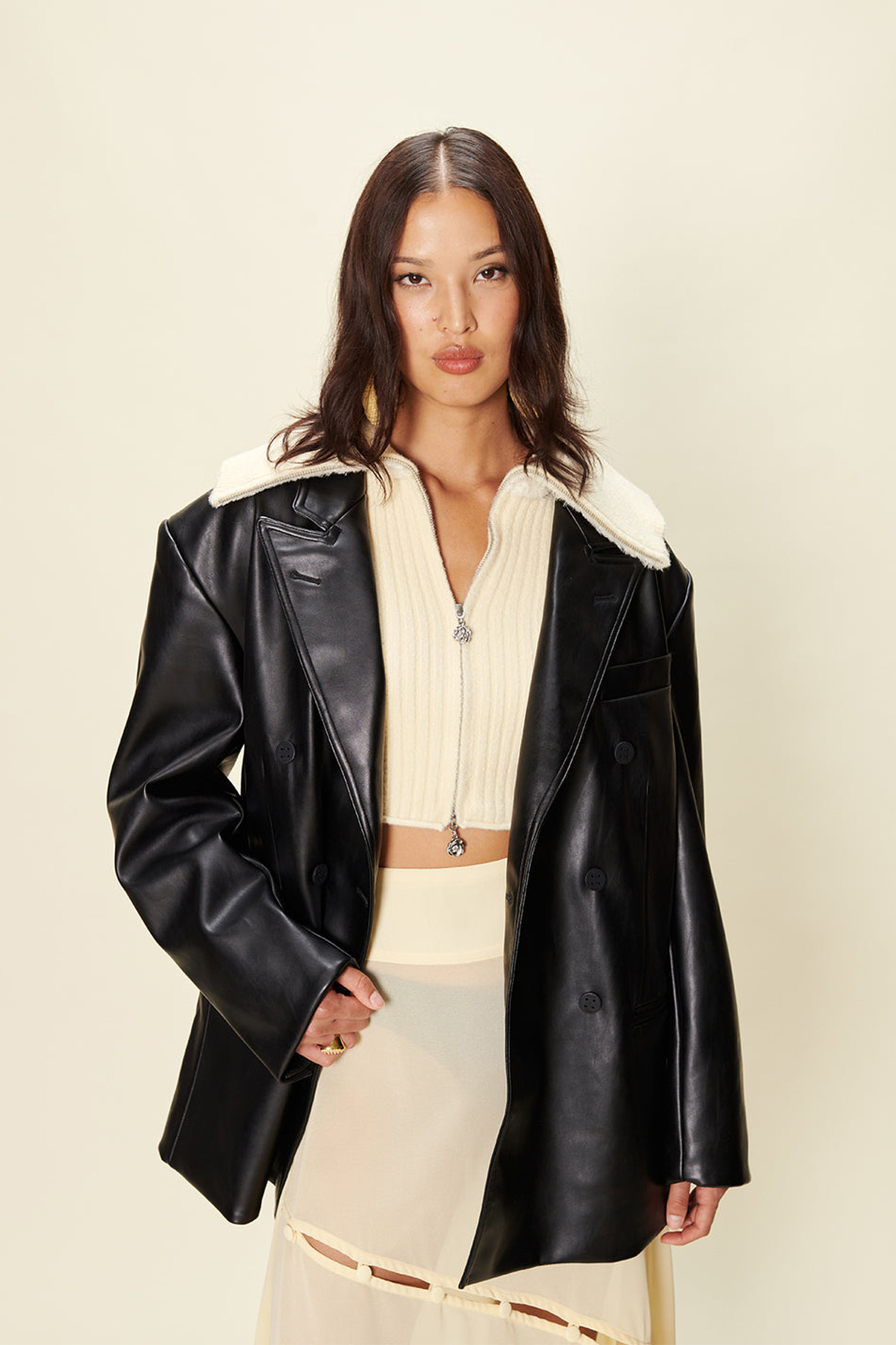 [House of Sunny] THE 80S BLAZER - NOIR