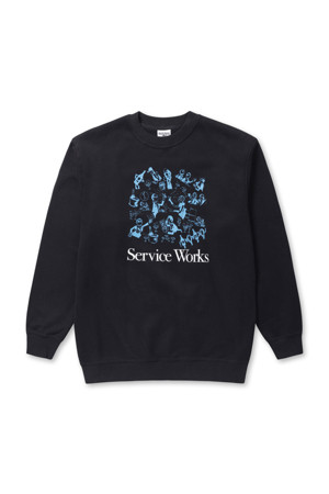 [Service Works] Soirée Crewneck - Black SW-SS23-1045