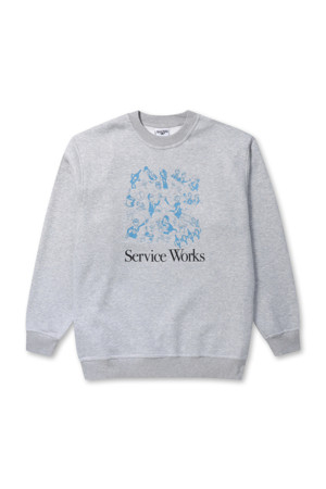 [Service Works] Soirée Crewneck - Grey SW-SS23-1044