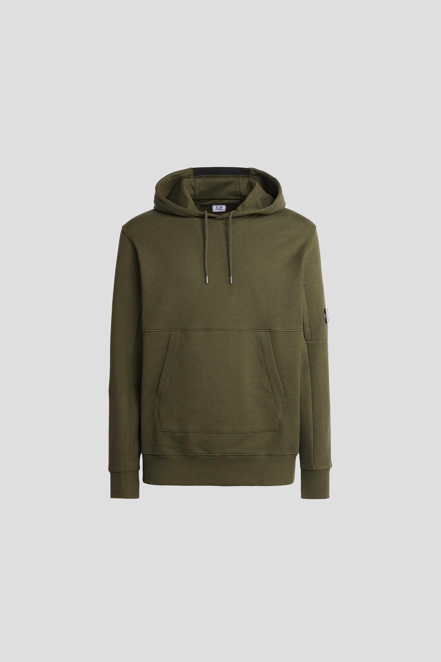 [C.P COMPANY] DIAGONAL RAISED FLEECE LENS HOODIE  683