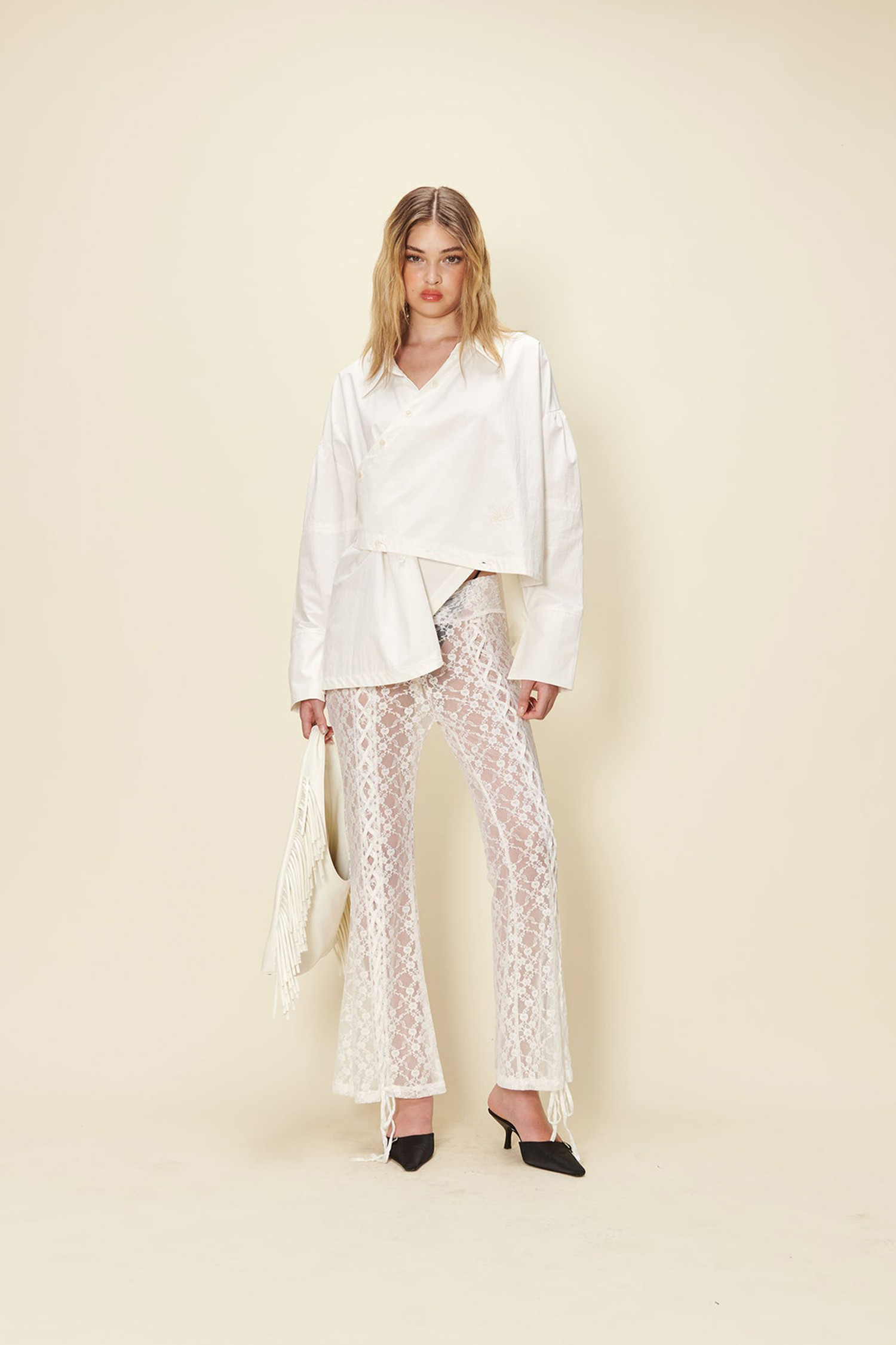 [House of Sunny] THE ARTIST'S WAY SHIRT - IVORY SAIL