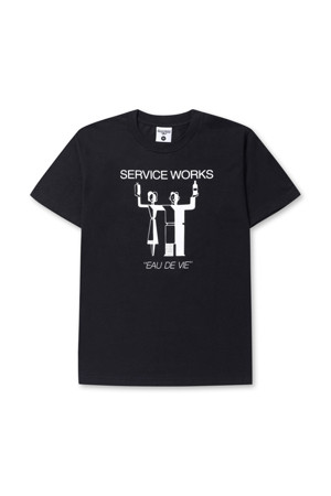 [Service Works] Eau De Vie Tee - Black SW-SS23-1035