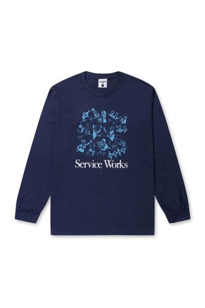 [Service Works] Soirée LS Tee - Navy SW-SS23-1041