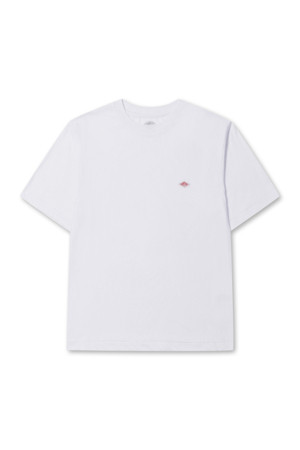 [DANTON] MEN'S SHORT SLEEVE INNER T-SHIRT DT-C0196 CVT WHITE