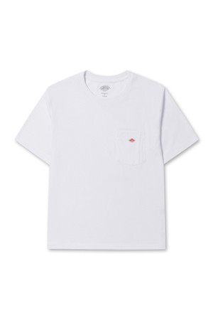 [DANTON] SHORT SLEEVE POCKET T-SHIRT DT-C0198 TBC WHITE