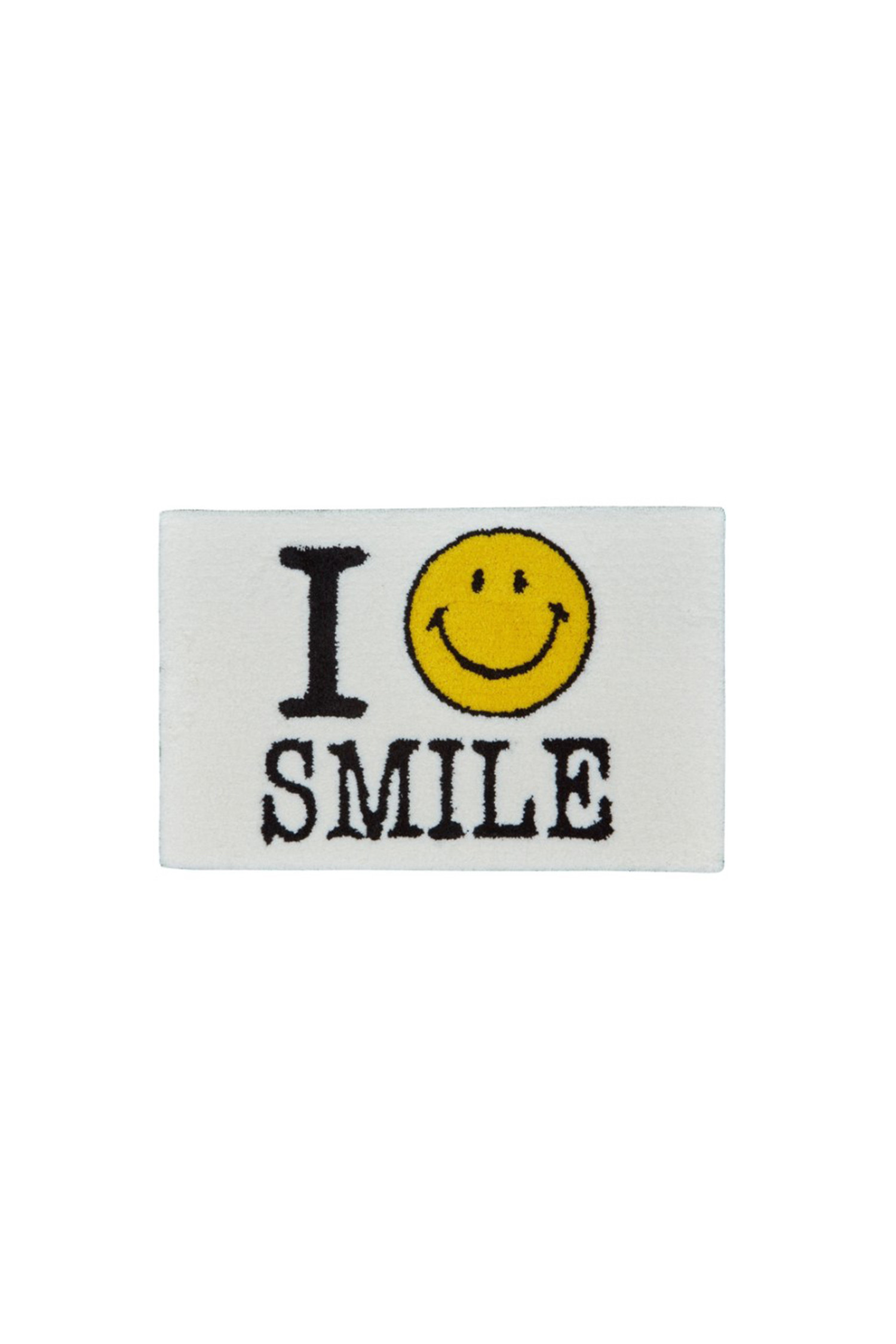 [SECOND-LAB] I SMILE RUG MAT - WHITE