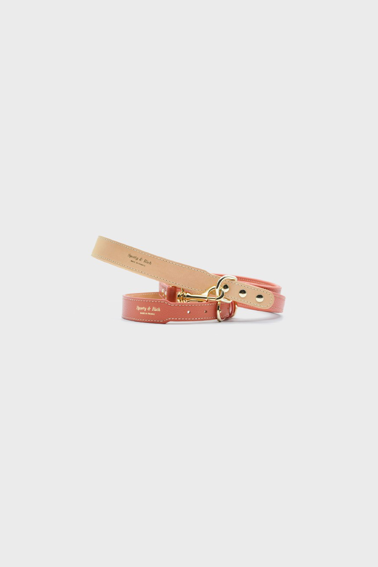 [SPORTY & RICH] SR DOG LEASH - AC745CO CORAL