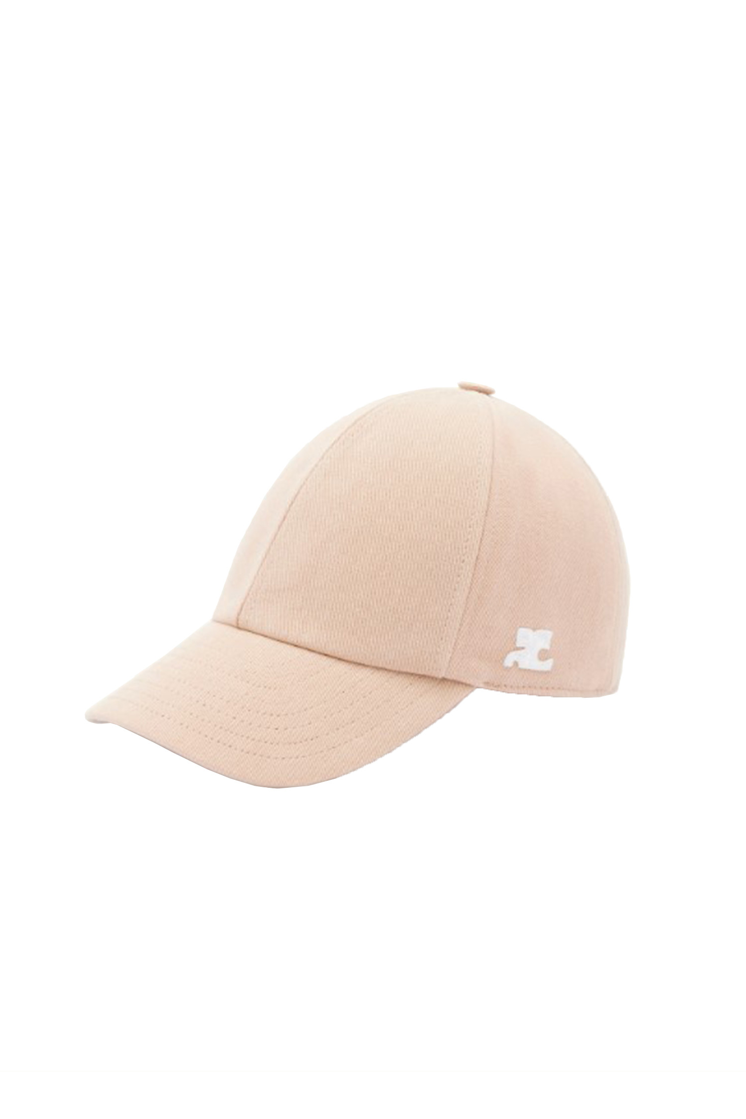 [COURREGES] COTTON SIGNATURE CAP - SAND