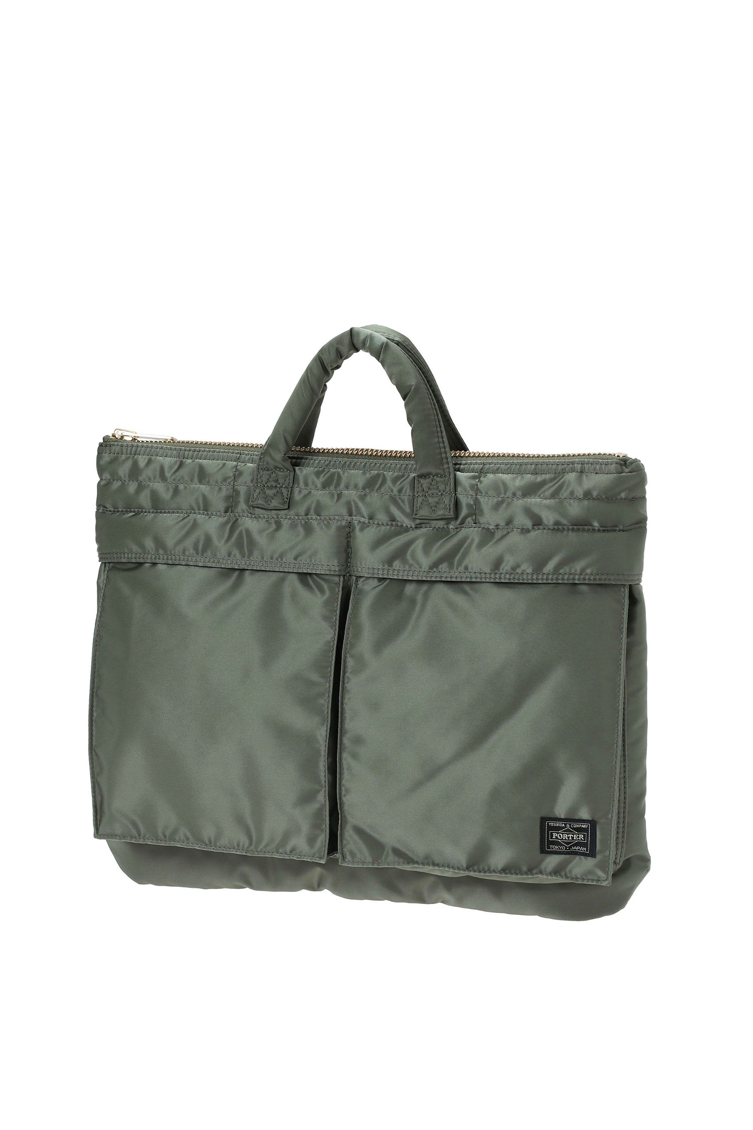 [PORTER YOSHIDA & CO] TANKER SHORT HELMET BAG (S) SAGE GREEN 62278330