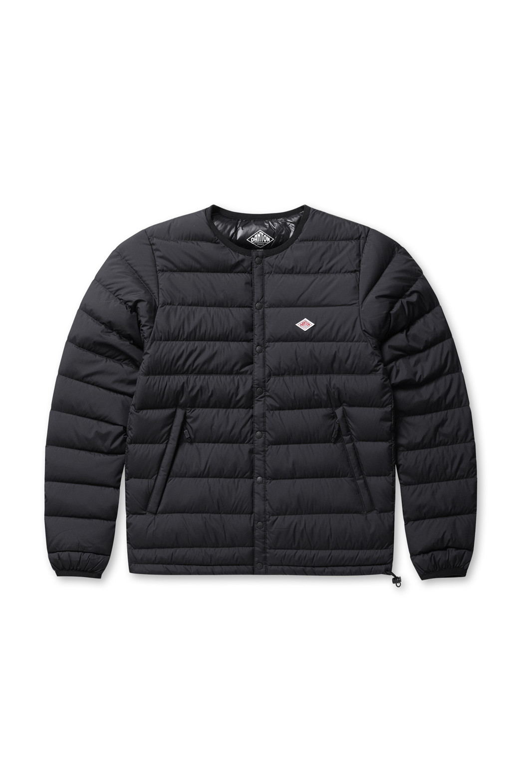 DANTON - 점퍼 - (DANTON) CREWNECK INNER DOWN JACKET - DT-A0001 BLACK
