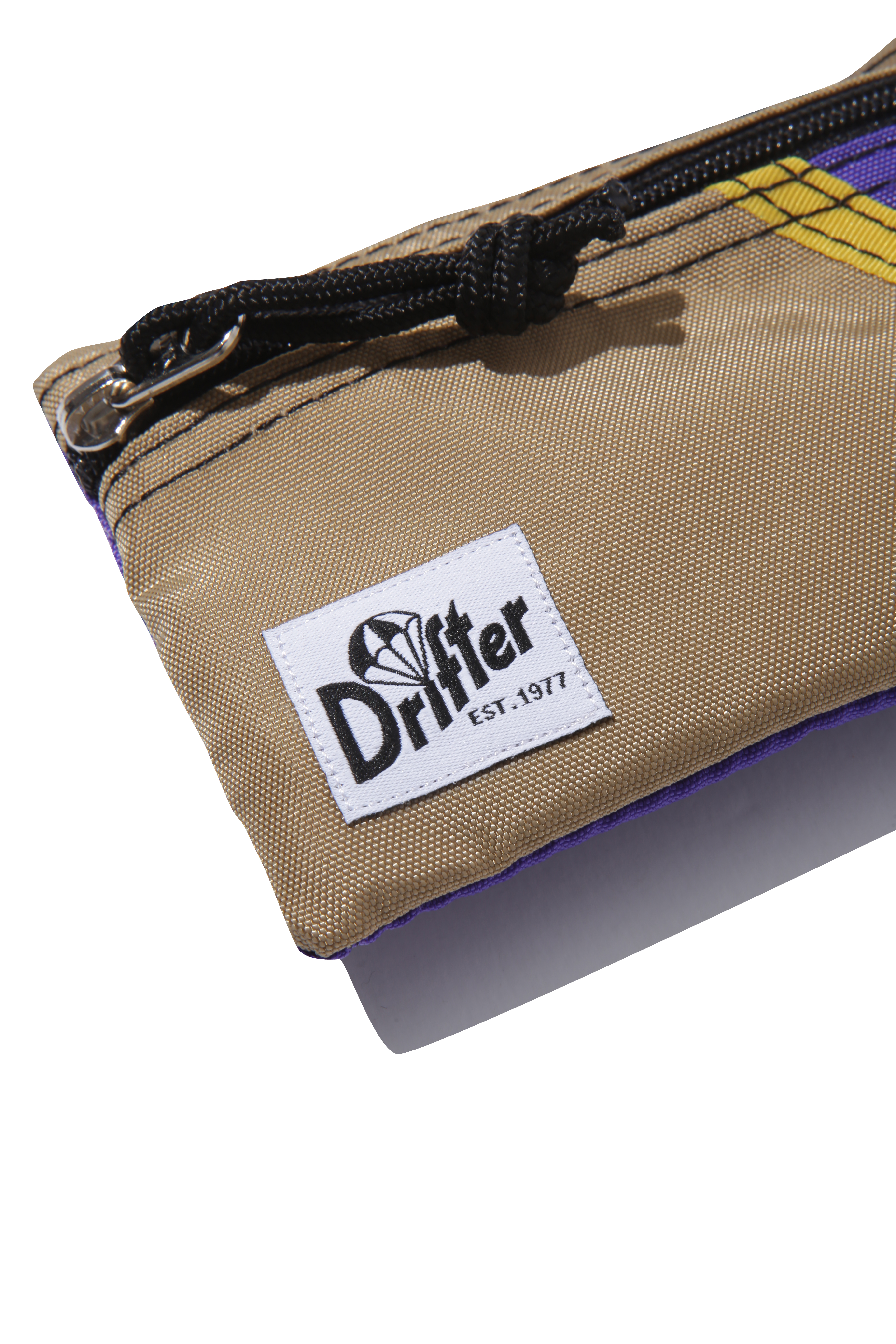 DRIFTER] KEY COIN POUCH TAN/AMETHYST