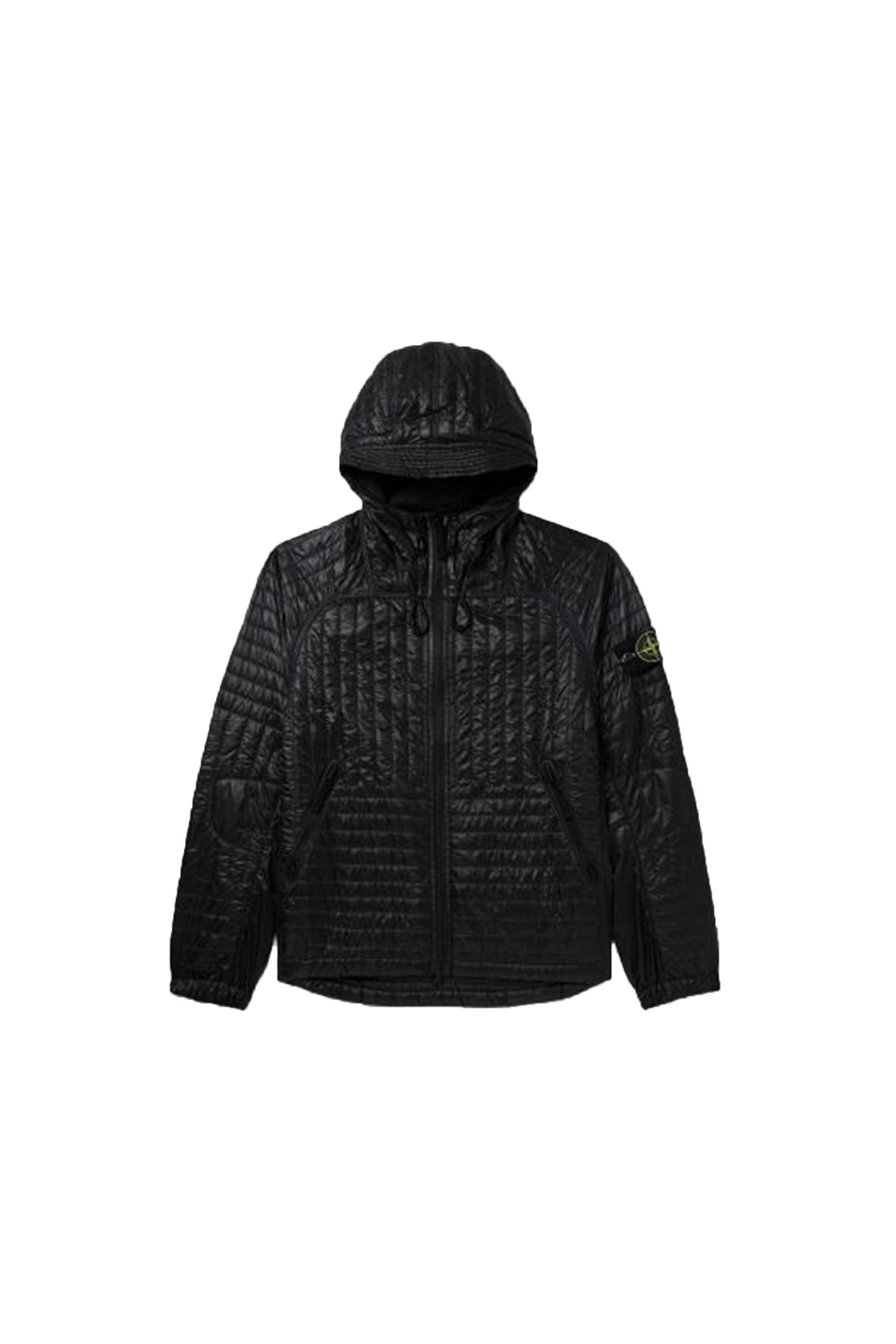 STONE ISLAND] PERTEX QUANTUM HOODED JACKET - BLACK