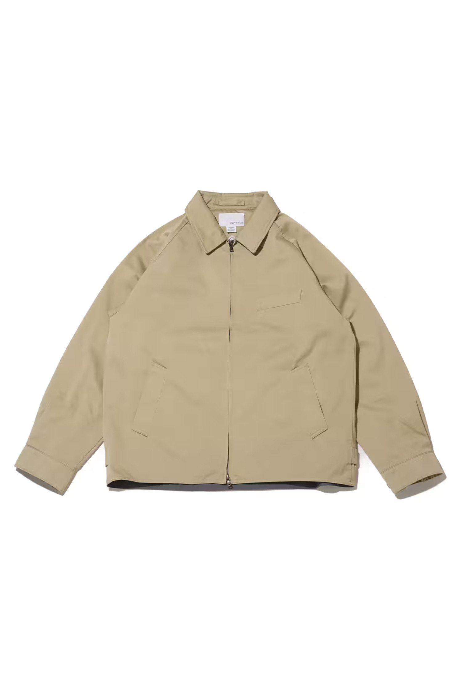 NANAMICA - 고어자켓 - (NANAMICA) WINDSTOPPER Chino Crew Jacket - SUAS400E KK KHAKI