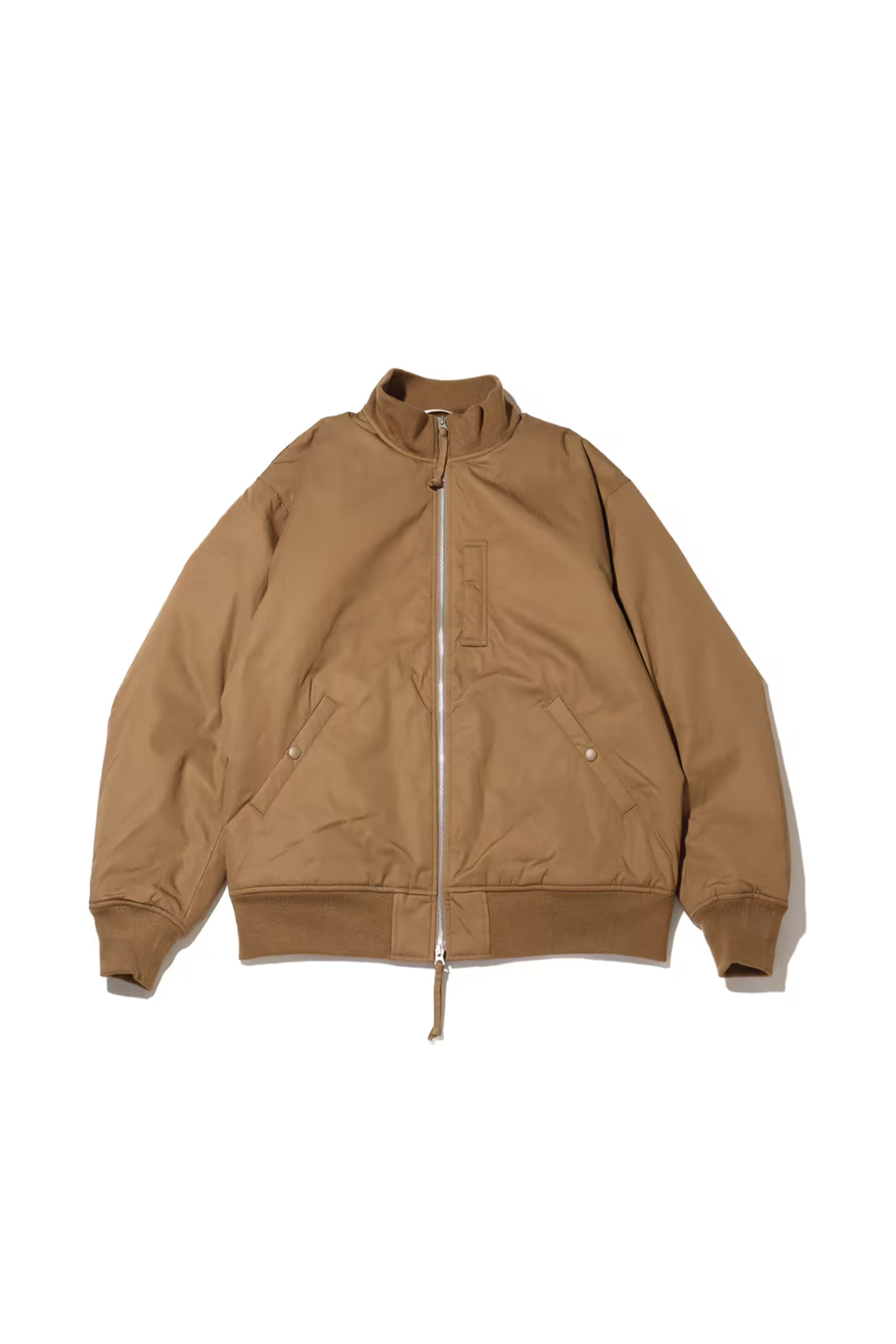 NANAMICA - 블루종/점퍼 - (NANAMICA) Insulation Varsity Jacket - S24FY020E LB LIGHTBROWN