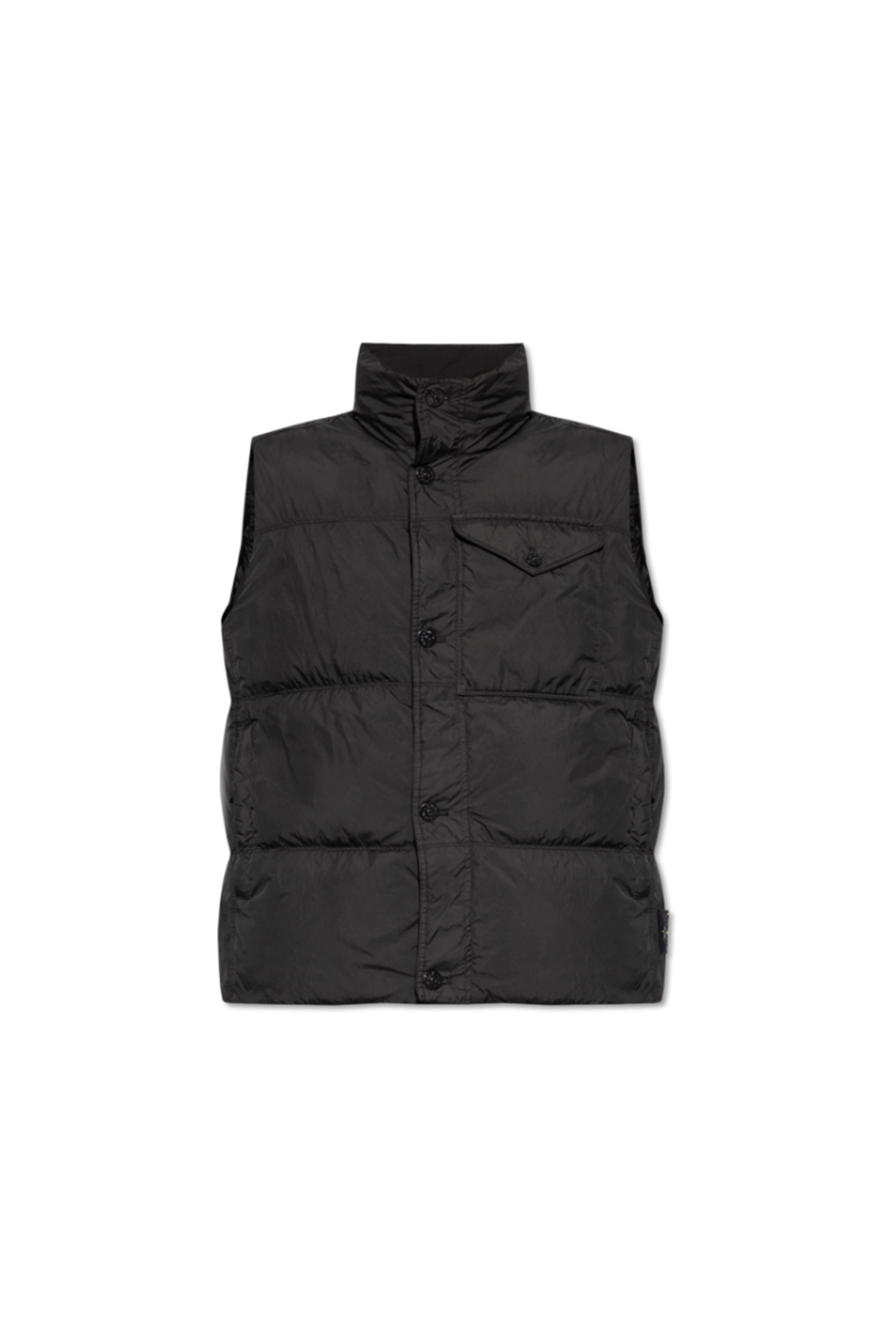 STONE ISLAND - 플리스 - (STONE ISLAND) CRINKLE REPS R-NY DOWN VEST - 8115G0223 V0029 BLACK