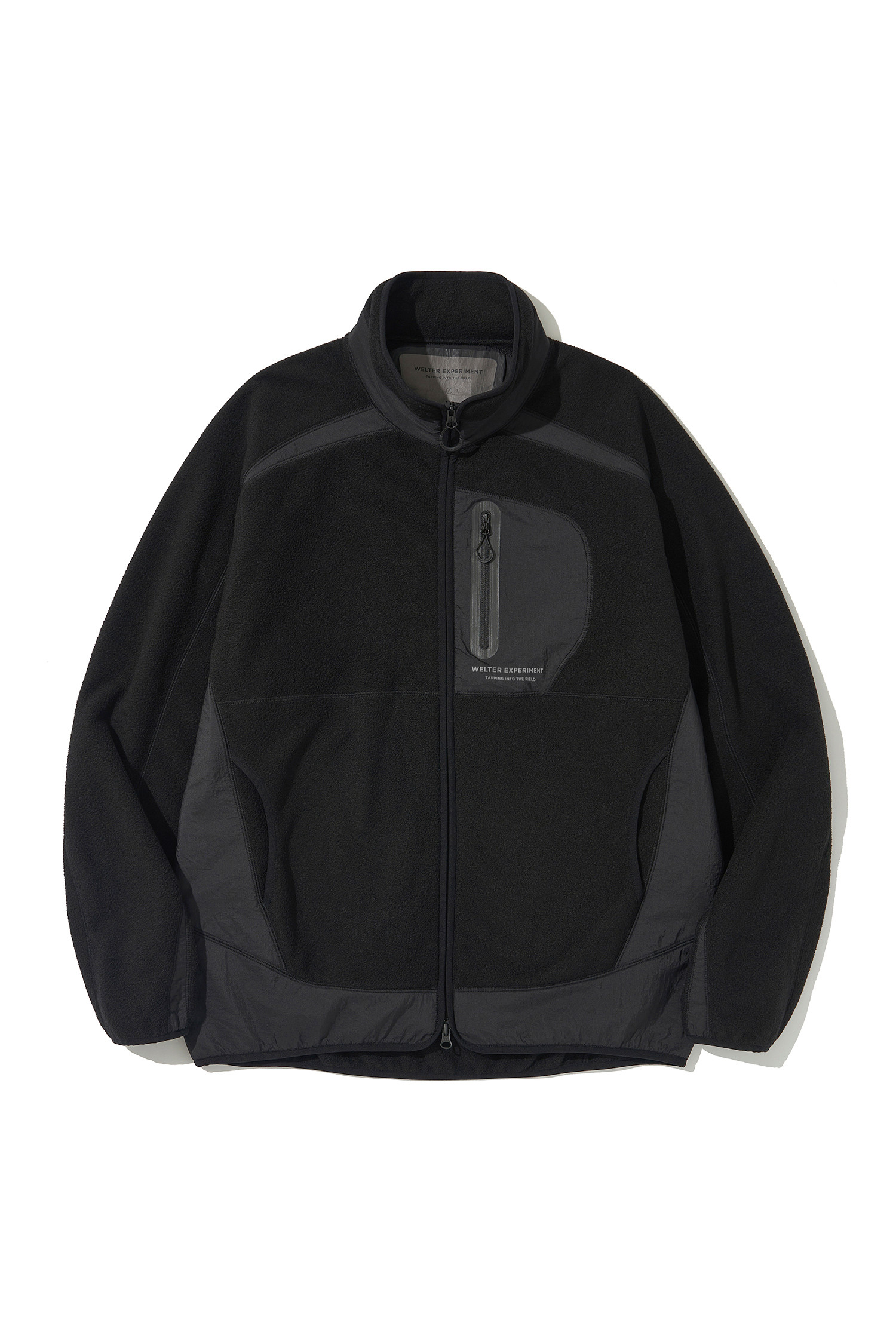 WELTER EXPERIMENT - 고어자켓 - FIELD FLEECE JACKET - WOL046 BLACK