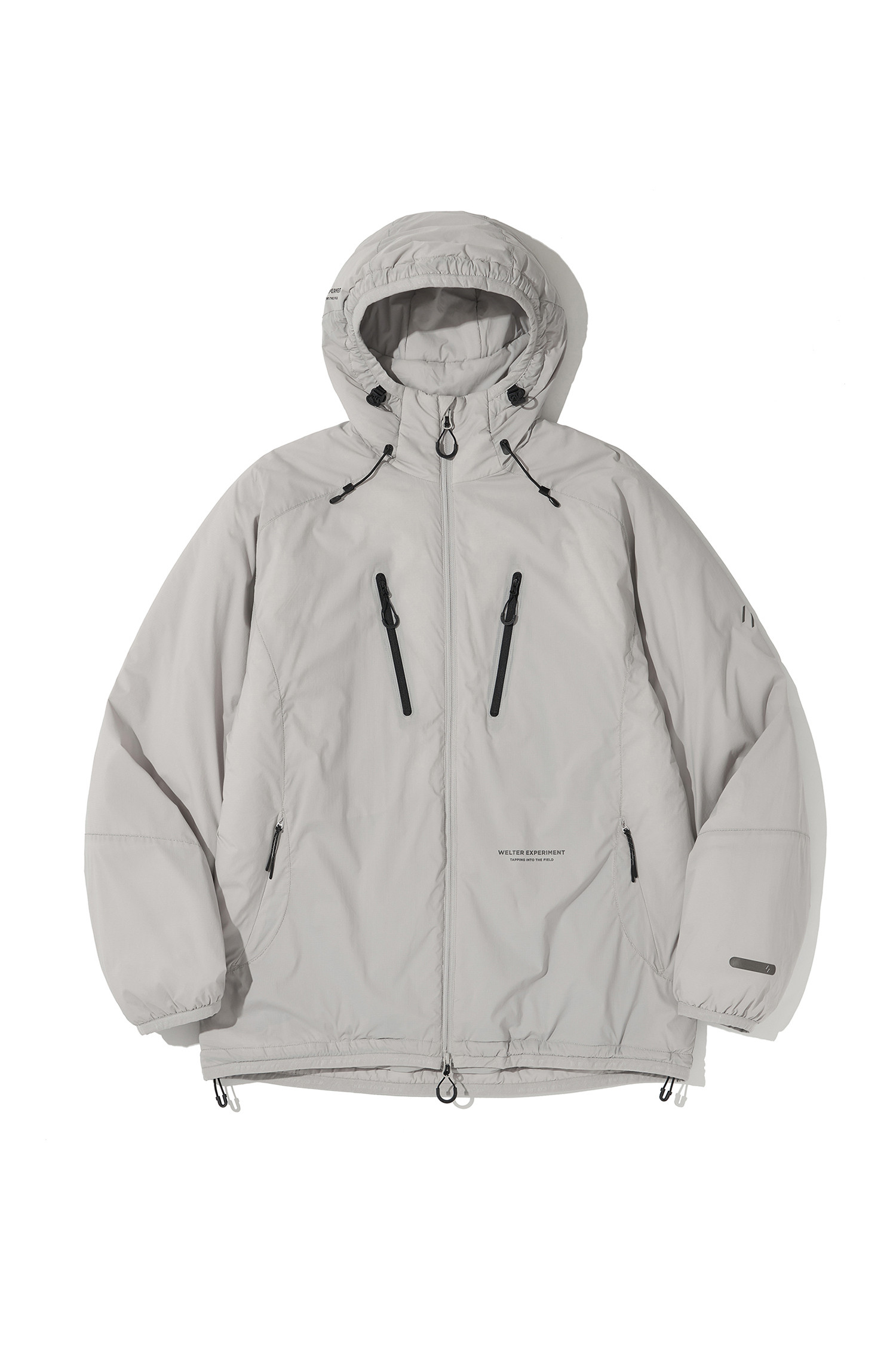 WELTER EXPERIMENT - 고어자켓 - REFLECTIVE STITCH PRIMALOFT INSULATION JACKET - WOL086 LIGHT GRAY