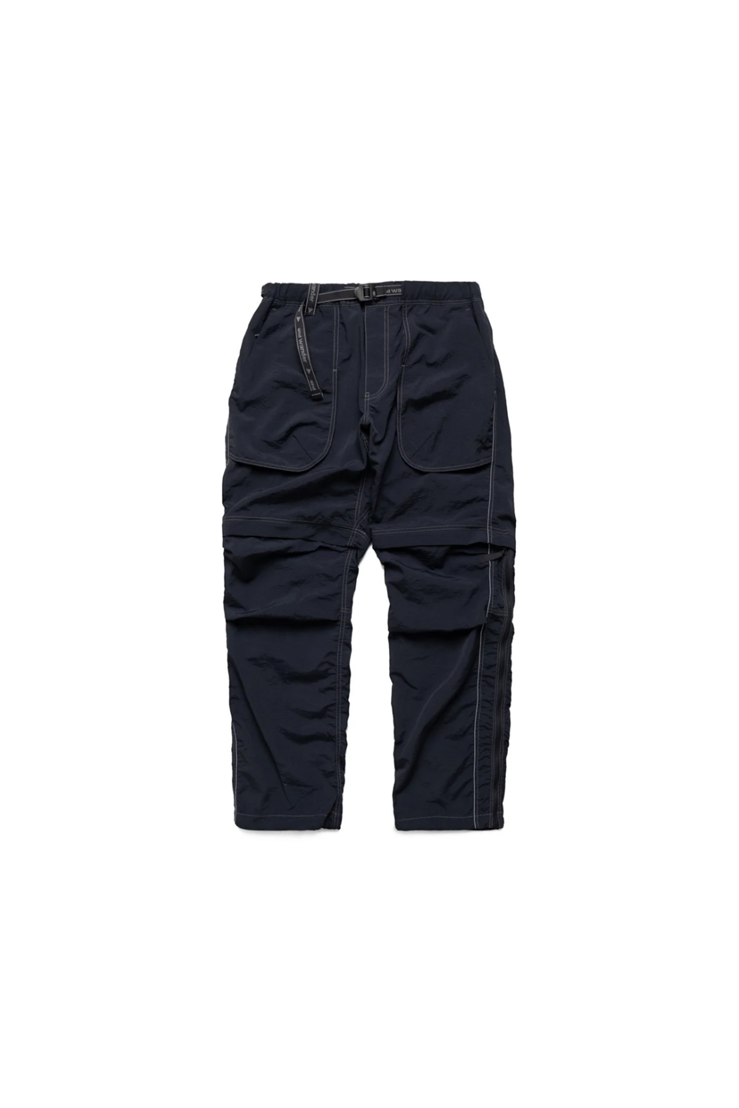 AND WANDER - 조거/스웨트팬츠 - (AND WANDER) Ny taffeta hiker 2way pants - 5744152138 010 BLACK