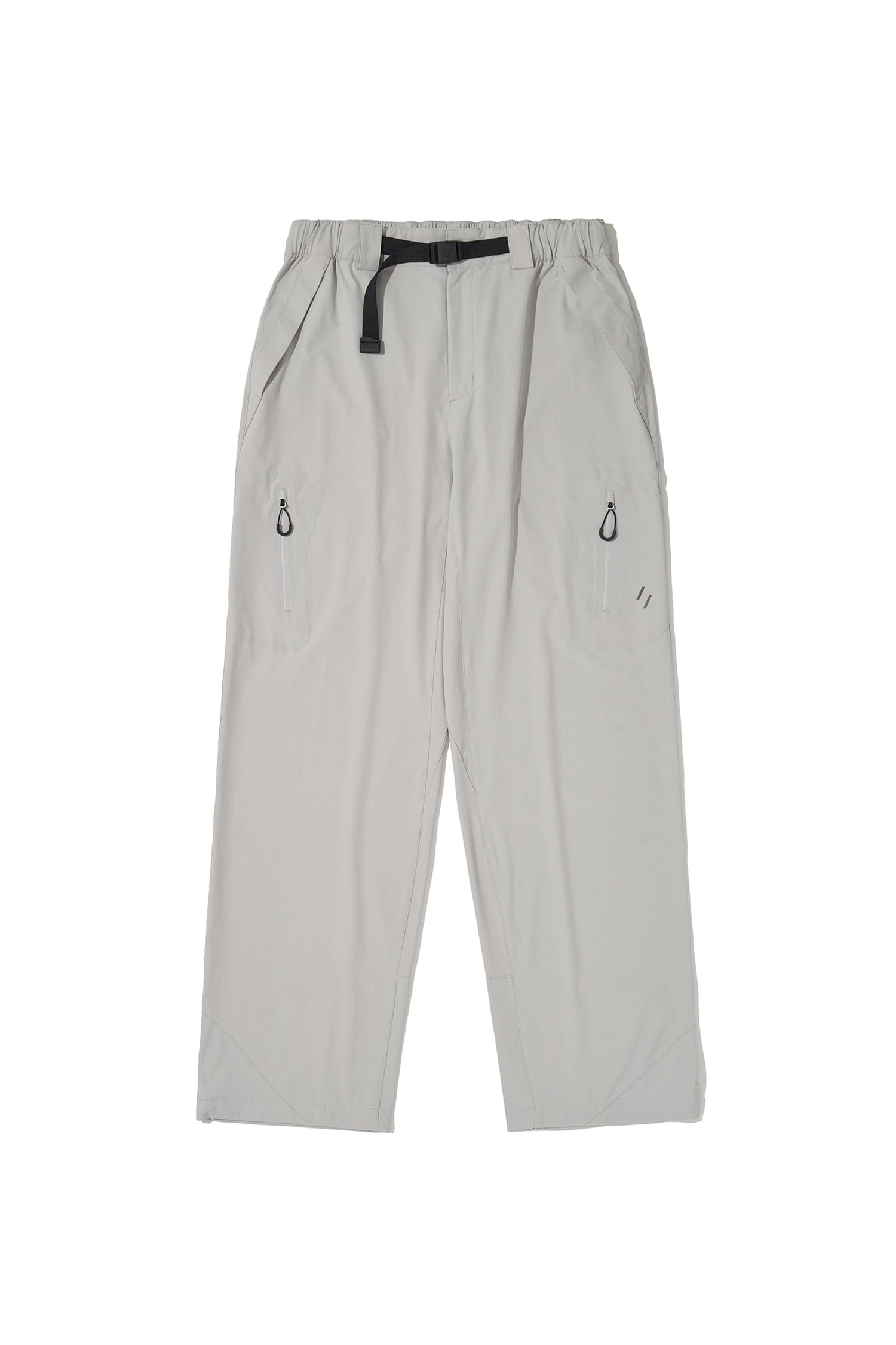 WELTER EXPERIMENT - 롱팬츠 - ATITLAN HEART POCKET HIKE PANTS - WPL030 LIGHT GRAY