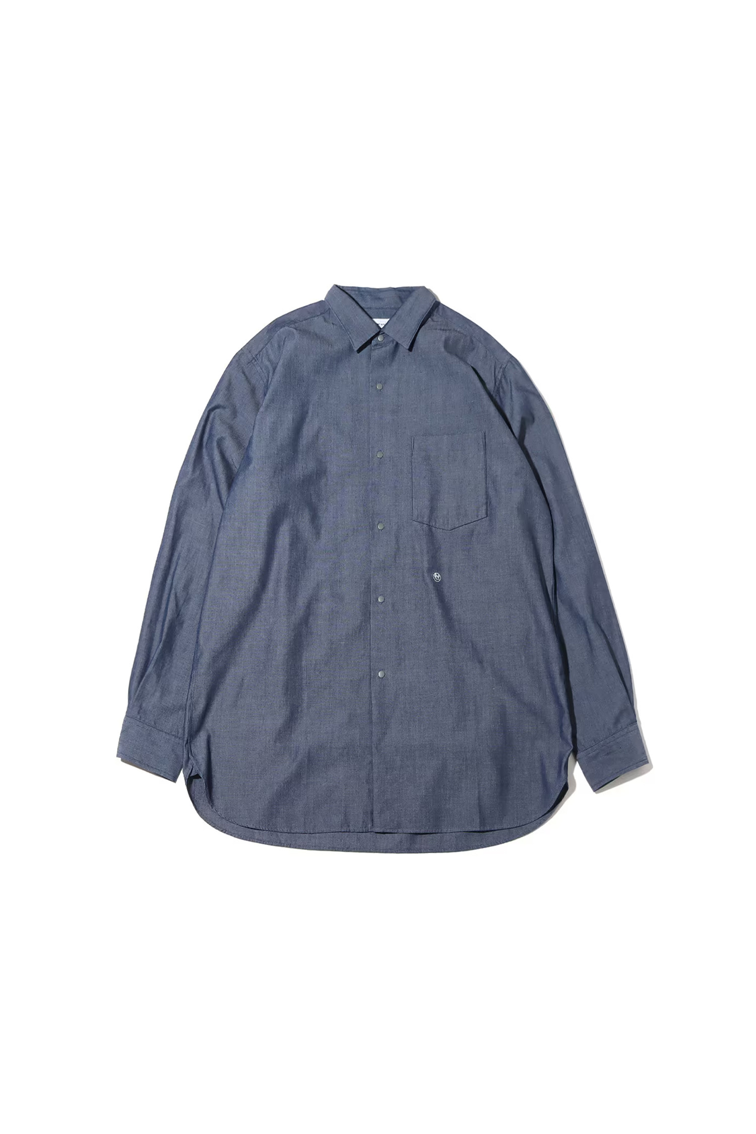 NANAMICA - 긴팔셔츠 - (NANAMICA) Regular Collar Chambray Shirt - SUGF359E ID Indigo