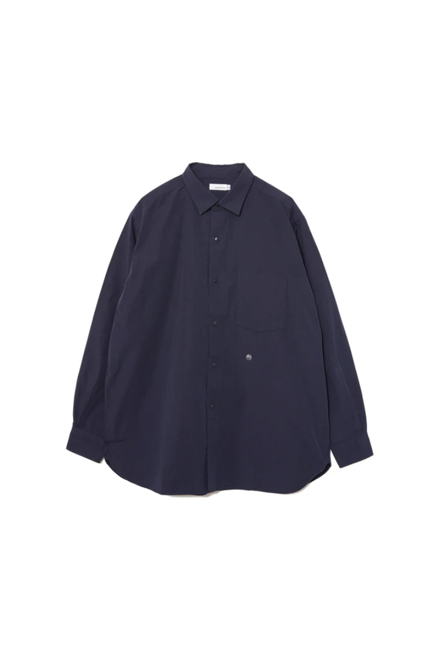 NANAMICA - 긴팔셔츠 - (NANAMICA) Regular Collar Wind Shirt - SUGS400E DN DARKNAVY