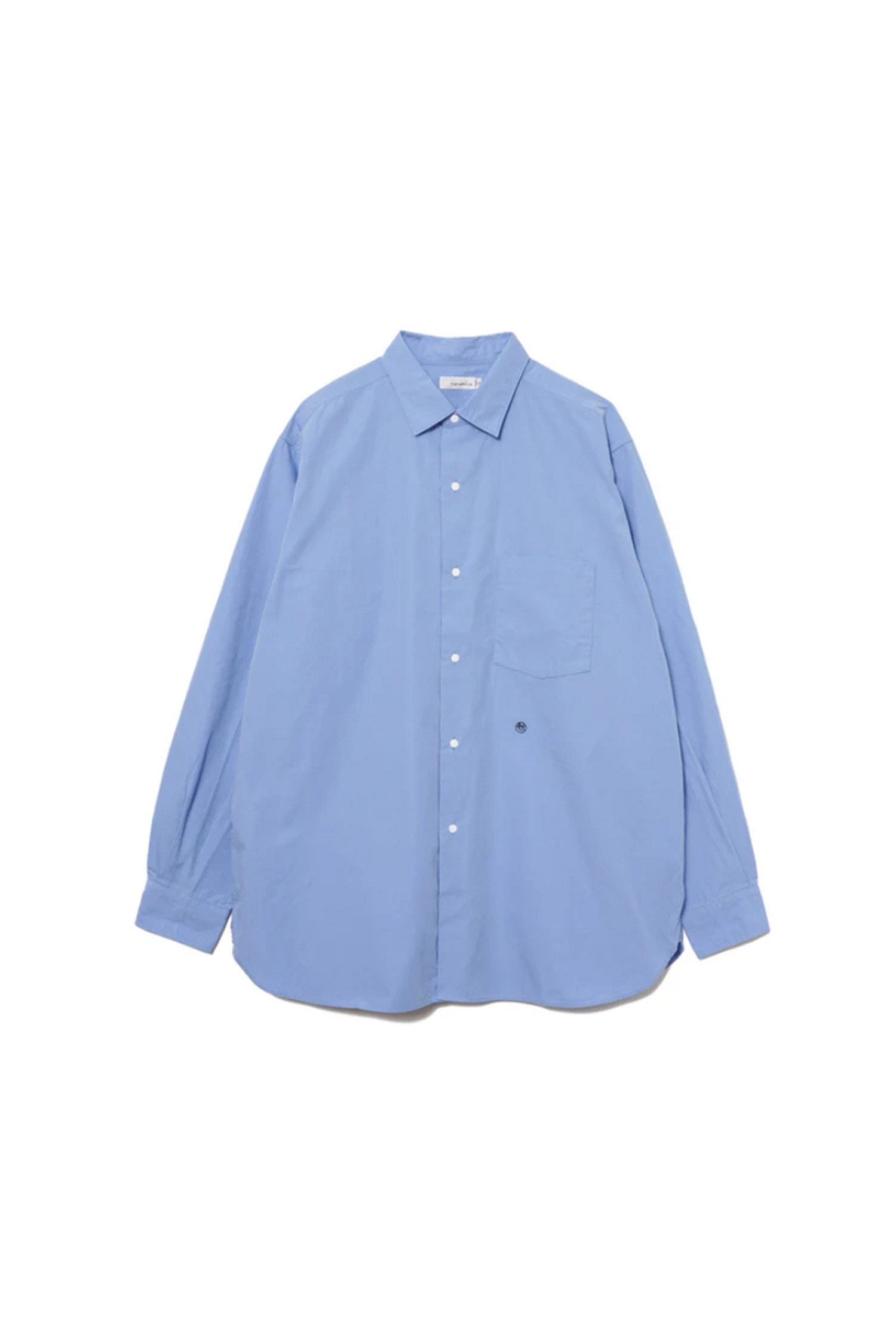 NANAMICA - 긴팔셔츠 - (NANAMICA) Regular Collar Wind Shirt - SUGS400E SX SAX