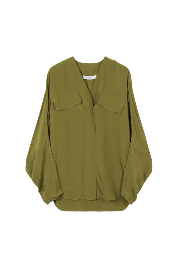 TELA - 셔츠 - [TELA] SCOUT FW24 셔츠 - KHAKI