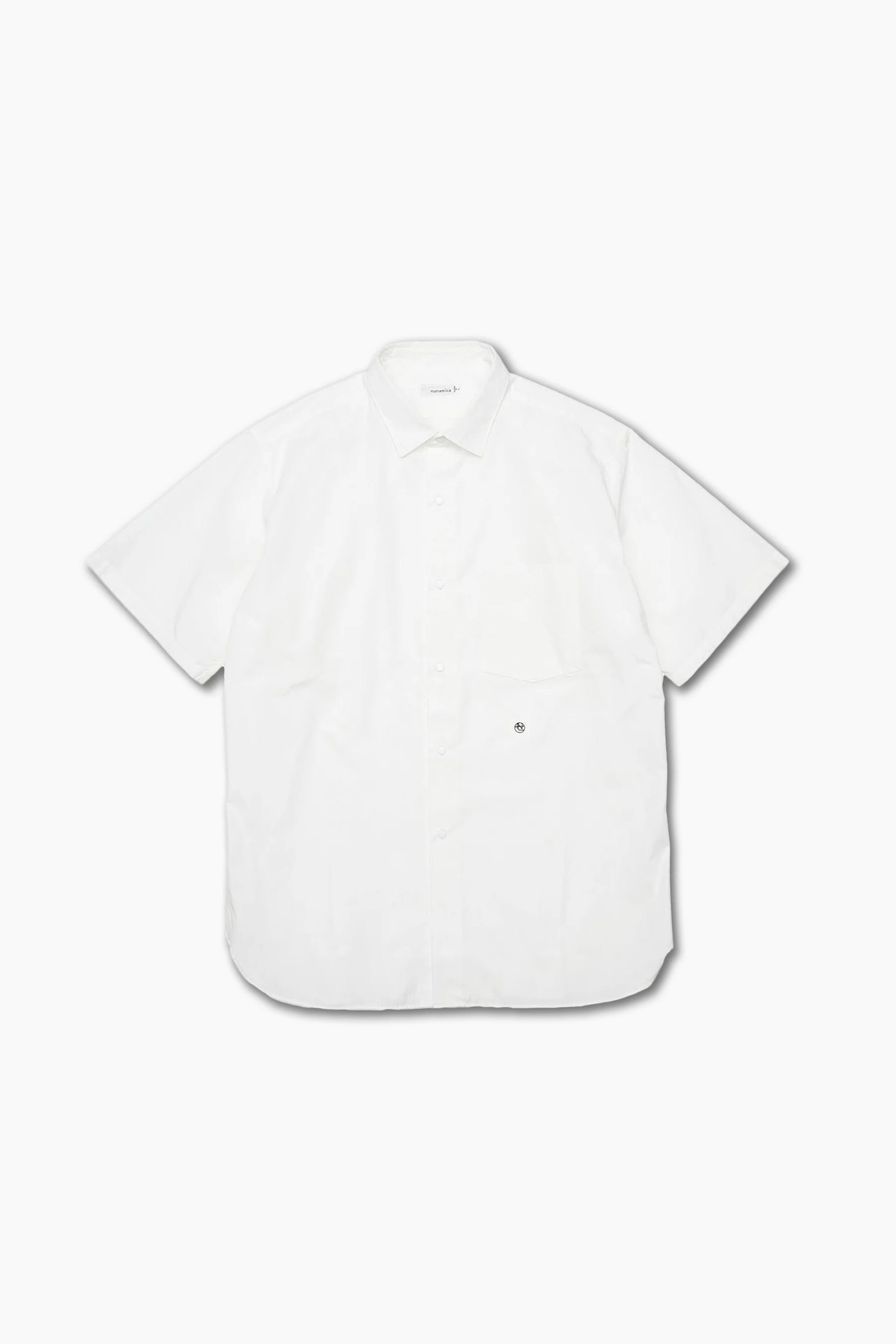 NANAMICA - 반팔셔츠 - (NANAMICA) Regular Collar Wind SS Shirt - SUGS405E OW Off White