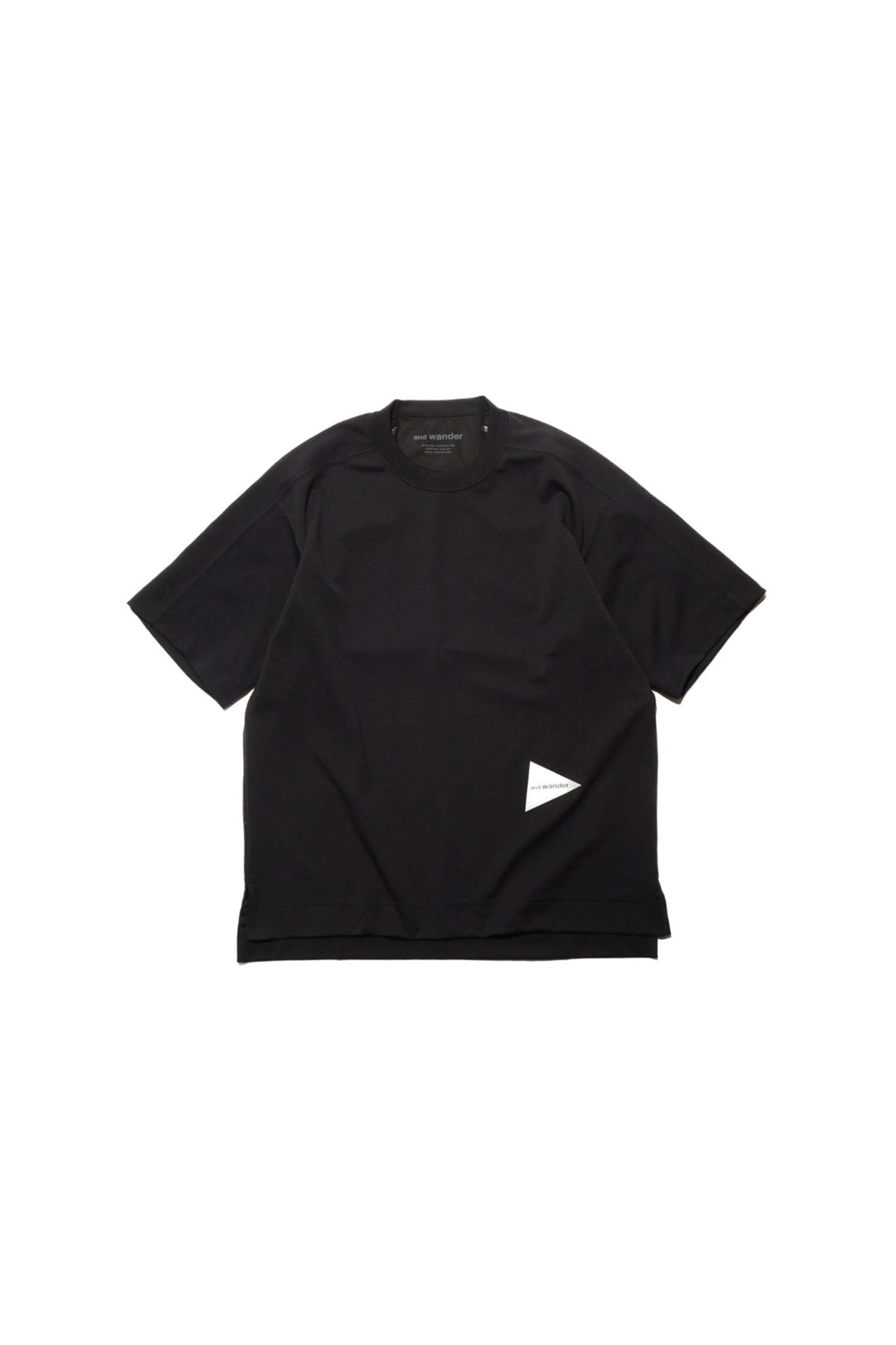 AND WANDER - 반팔티셔츠 - (AND WANDER) UV cut dry SS T - 5744184181 010 BLACK