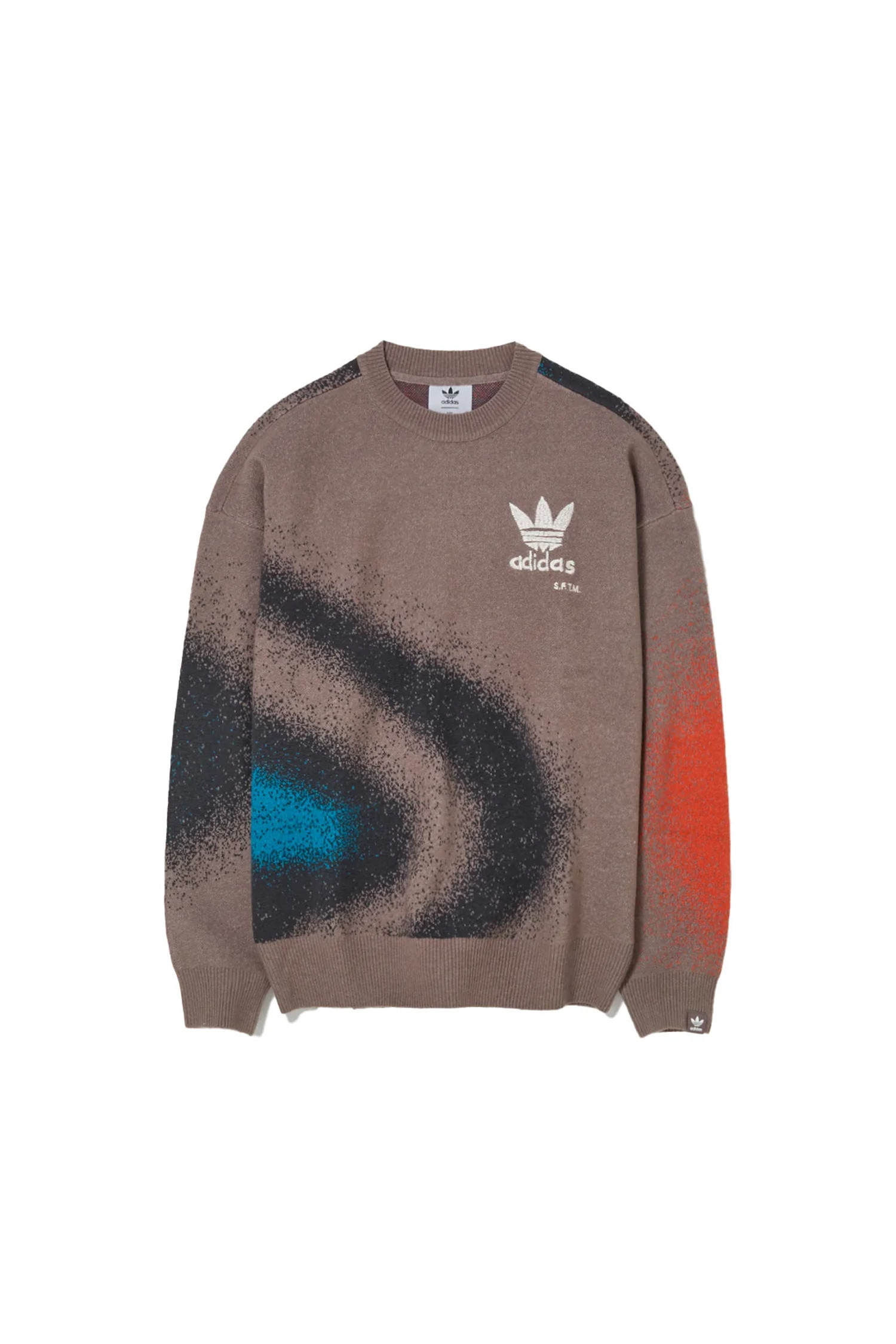 ADIDAS - 스웨터 - (ADIDAS x SONG FOR THE MUTE) SFTM ALLOVER PRINT JACQUARD SWEATER - IY9517 Tech Earth