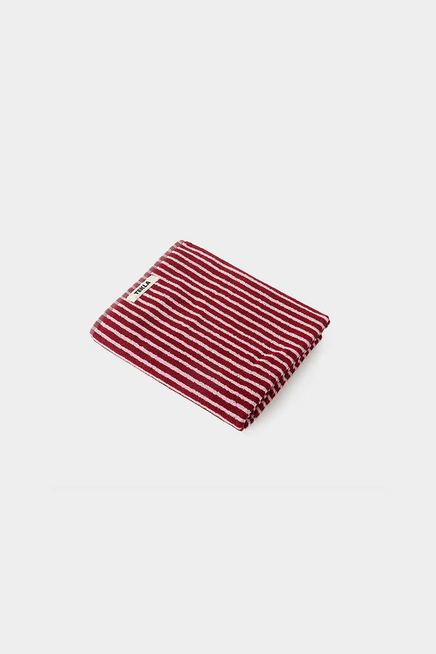 Tekla - 오랄케어 - (TEKLA) Hand Towel 50X90 - Red & Rose