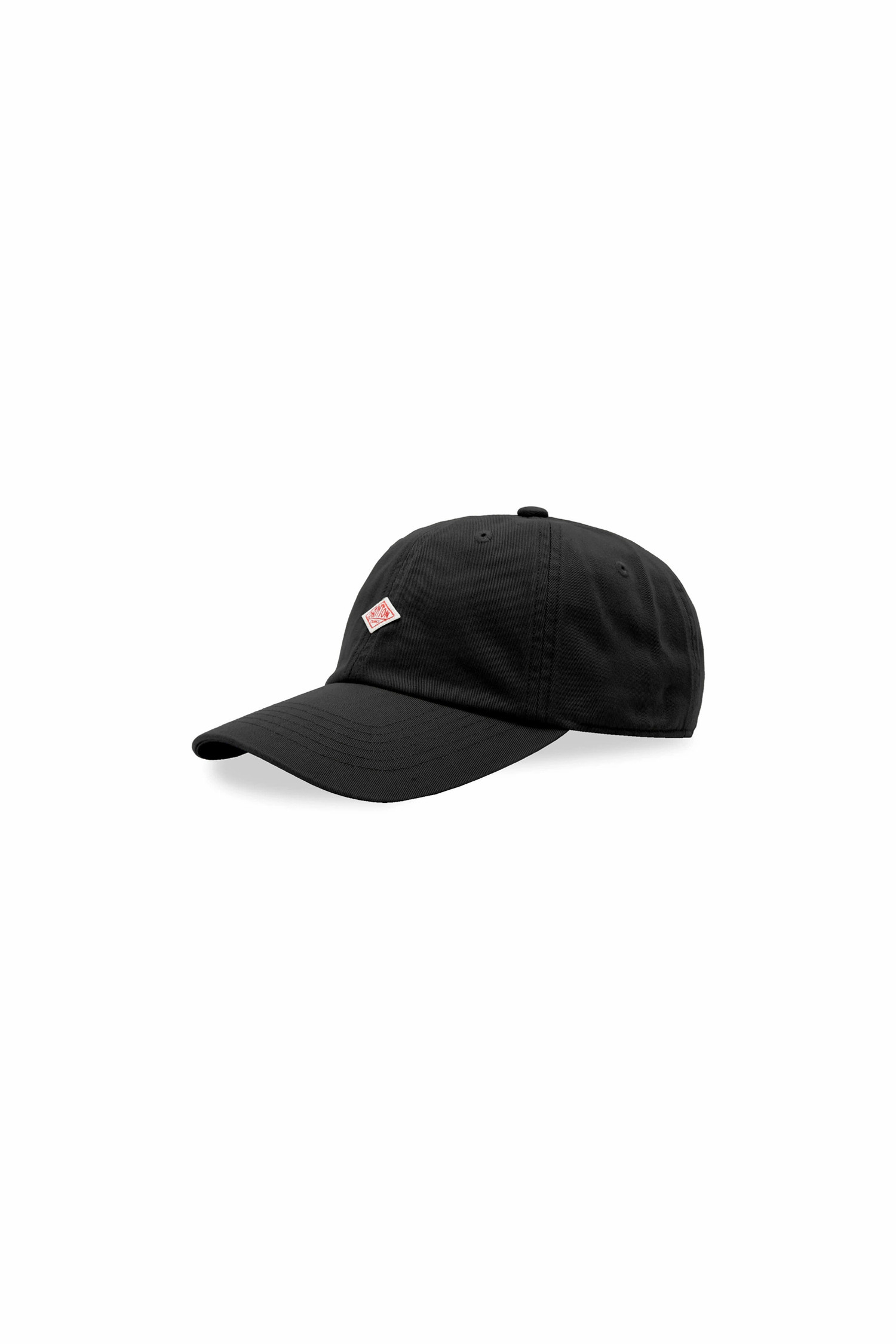 DANTON - 모자 - (DANTON) CHINO CLOTH 6PANEL CAP - DT-H0227 BLACK